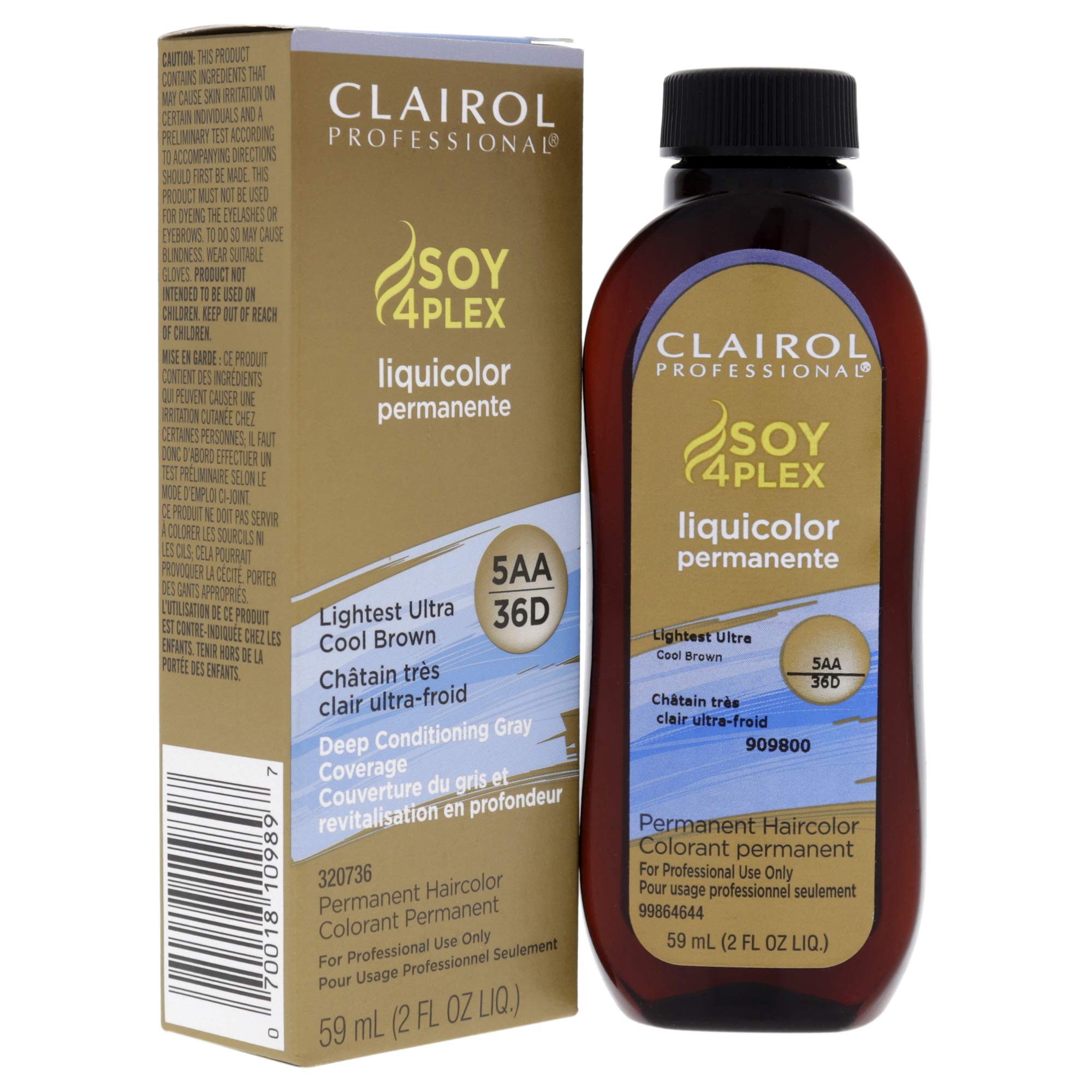 Clairol Professional Permanent Liquicolor 5aa Light Ultra Cool Brown . - Thumbnail 3