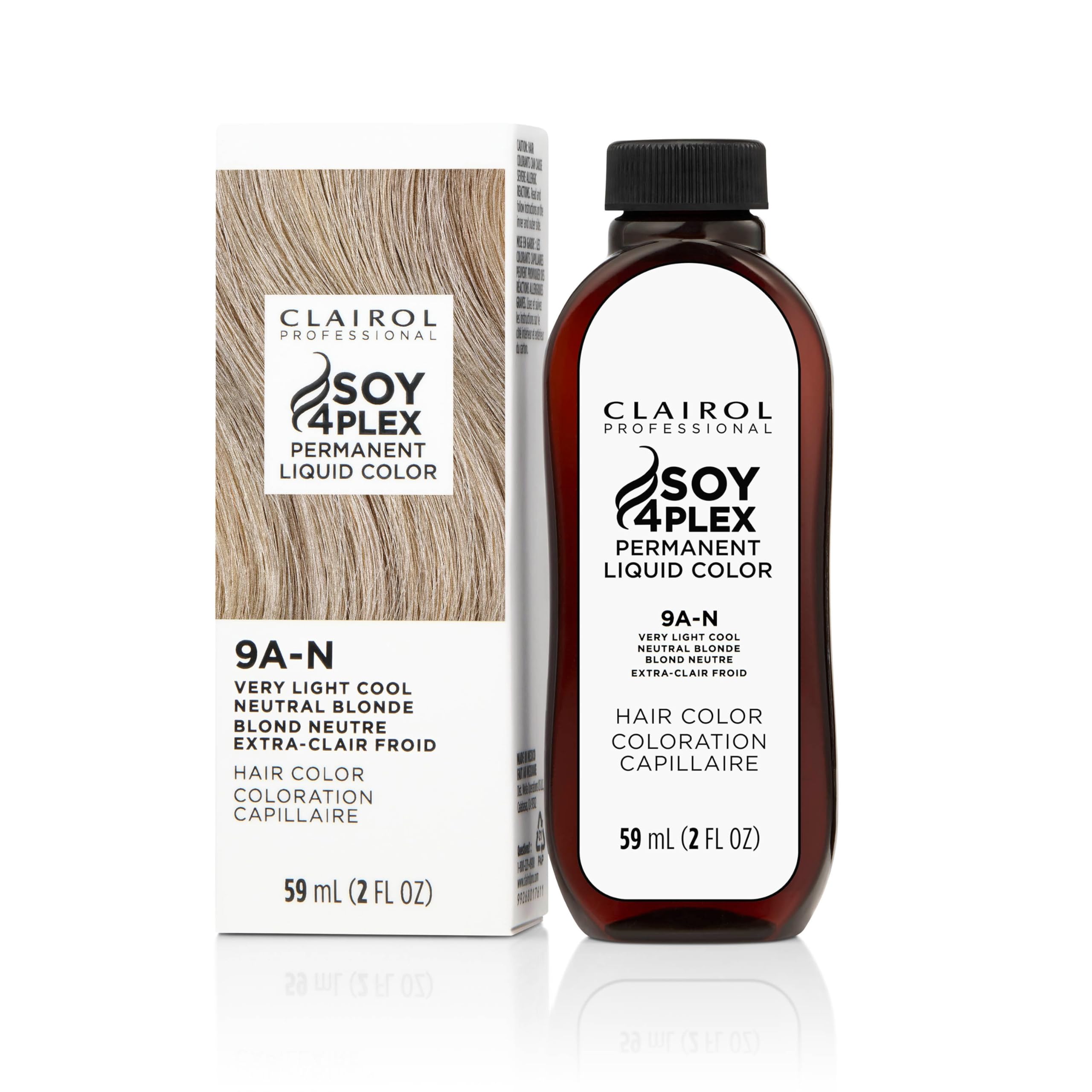 Clairol Professional Permanent Liquicolor 9an Very Light Cool Neutral Blonde .