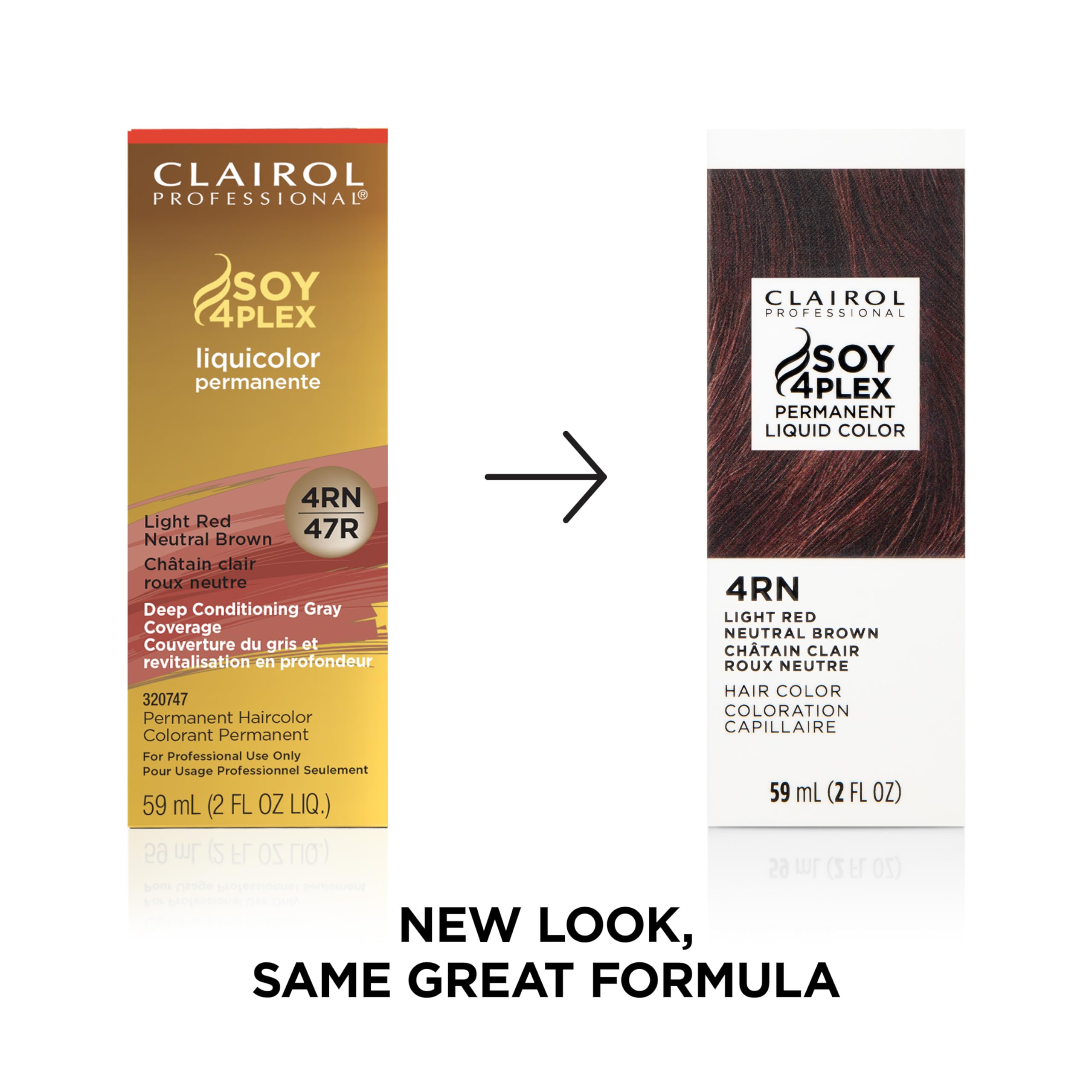 Clairol Professional Permanent Liquicolor 4rn Light Red Neutral Brown . - Thumbnail 3