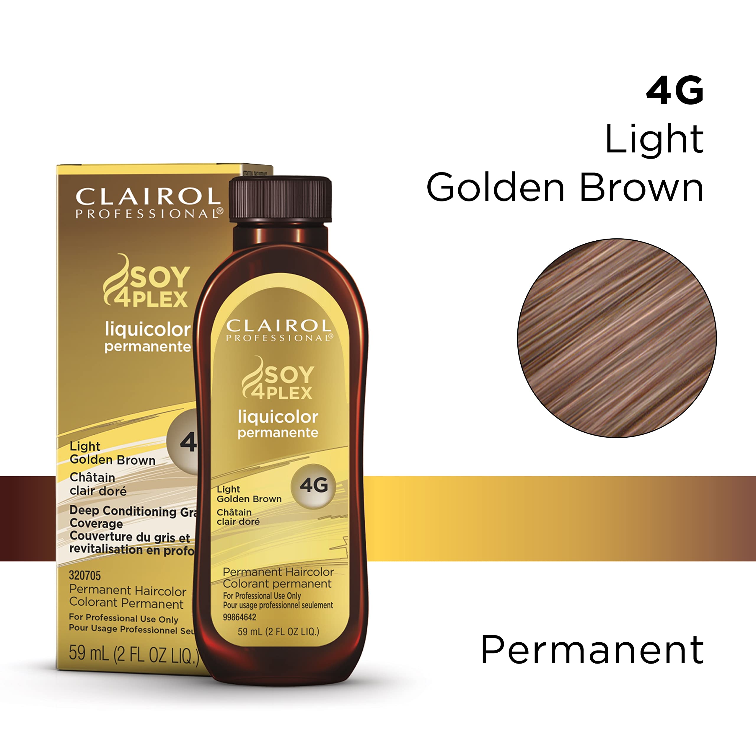 Clairol Professional Permanent Liquicolor 4g Light Gold Brown . Packaging May - Thumbnail 2