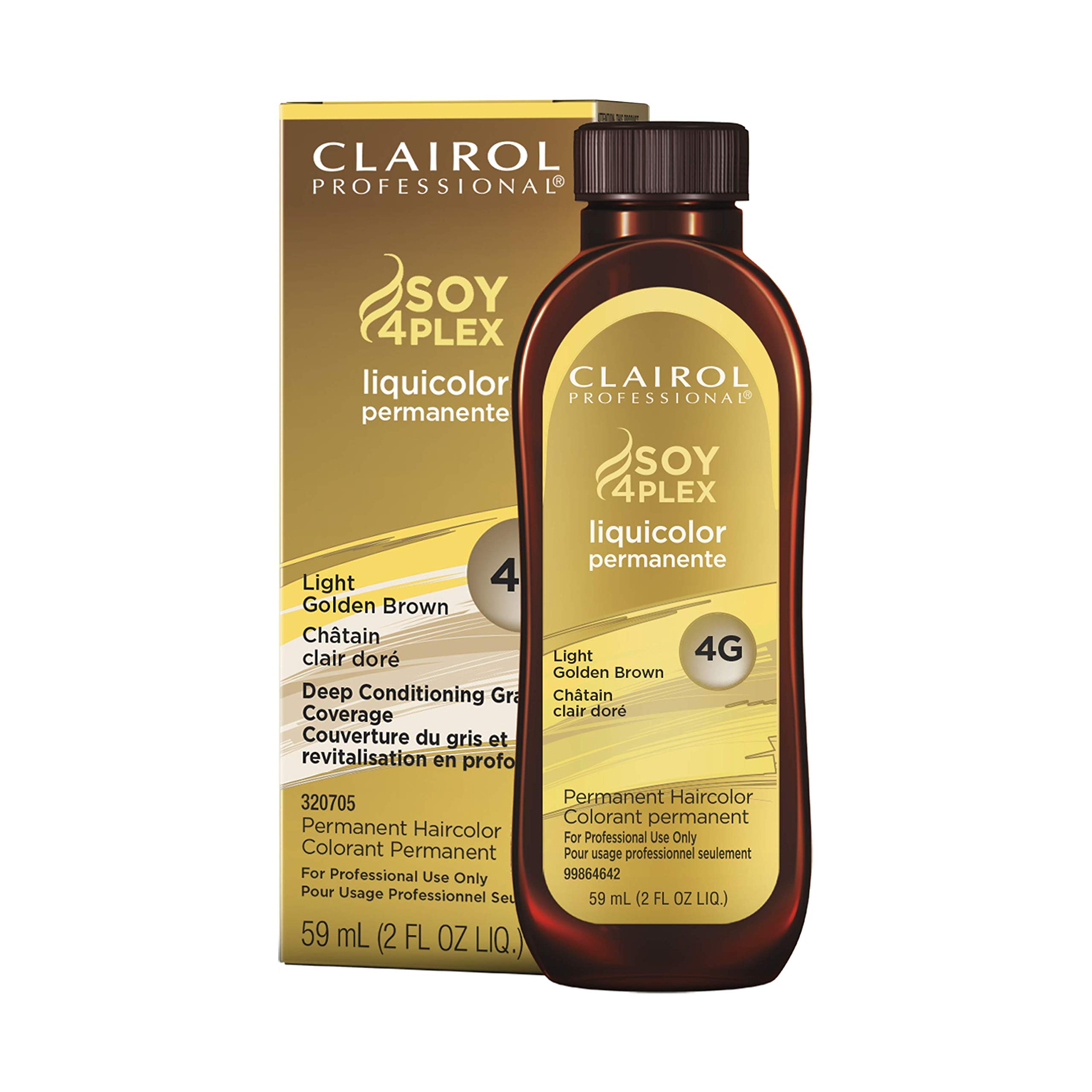 Clairol Professional Permanent Liquicolor 4g Light Gold Brown . Packaging May