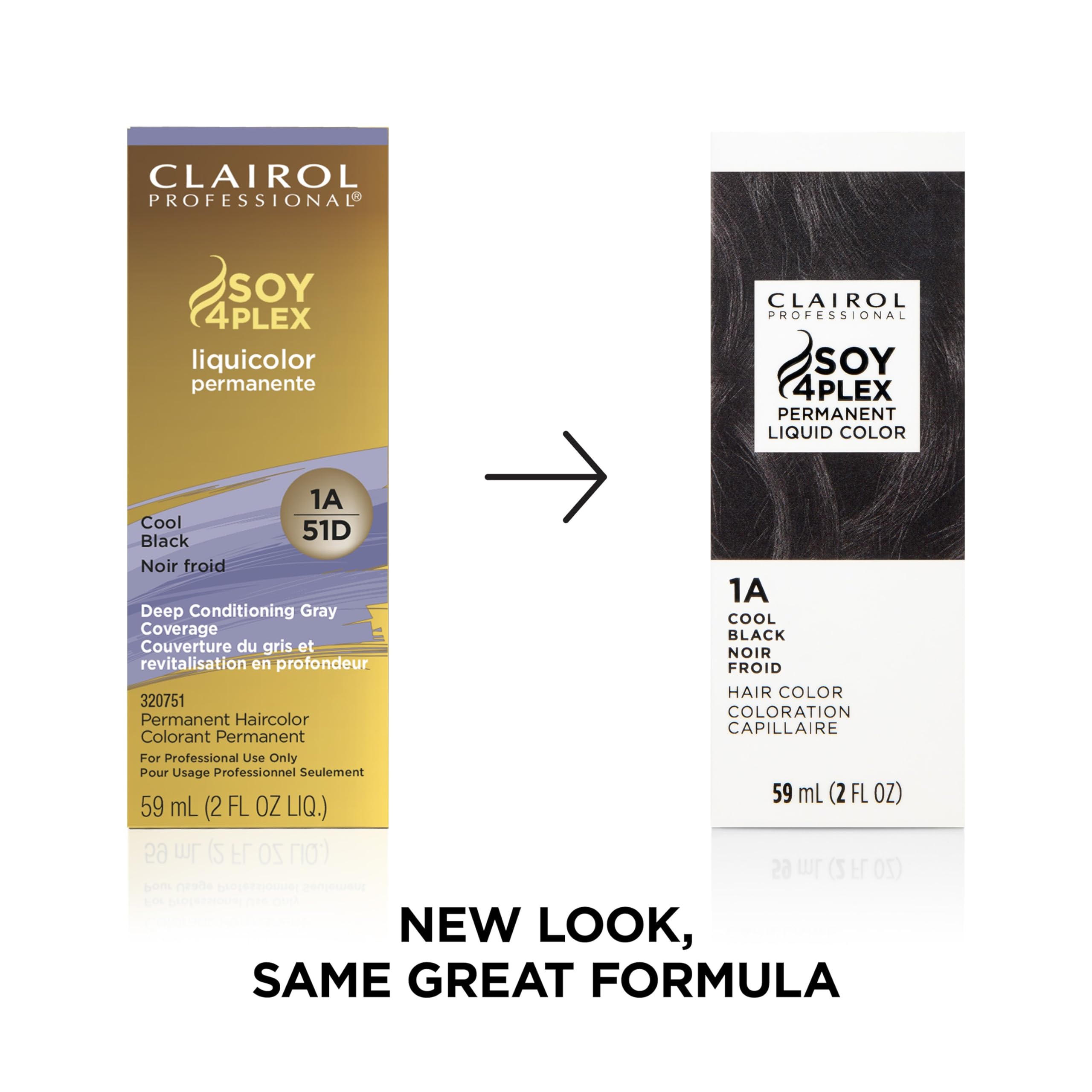 Clairol Professional Permanent Liquicolor 1a Cool Black . Packaging May Vary 2 - Thumbnail 3