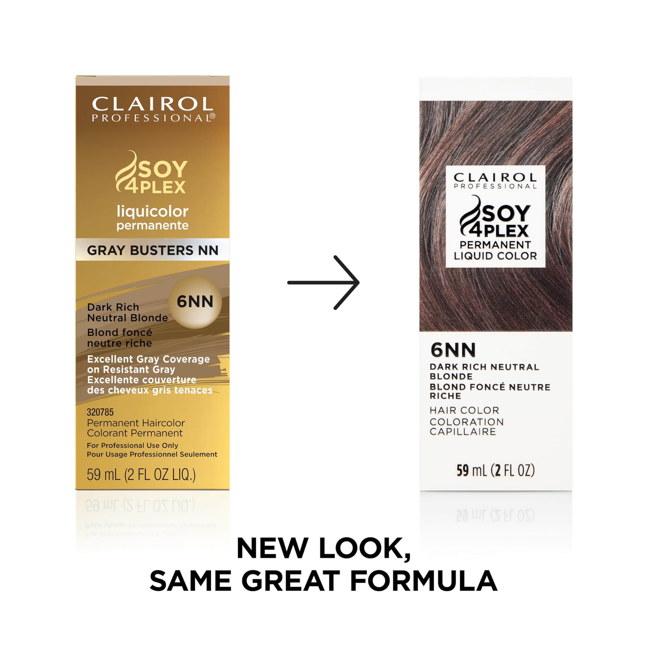 Clairol Professional Permanent Liquicolor 6nn Dark Neutral Blonde . Packaging - Thumbnail 3