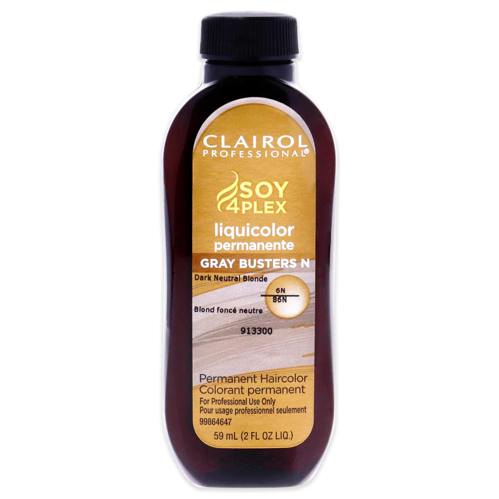 Clairol Professional Permanent Liquicolor 6n Dark Neutral Blonde . Packaging - Thumbnail 2