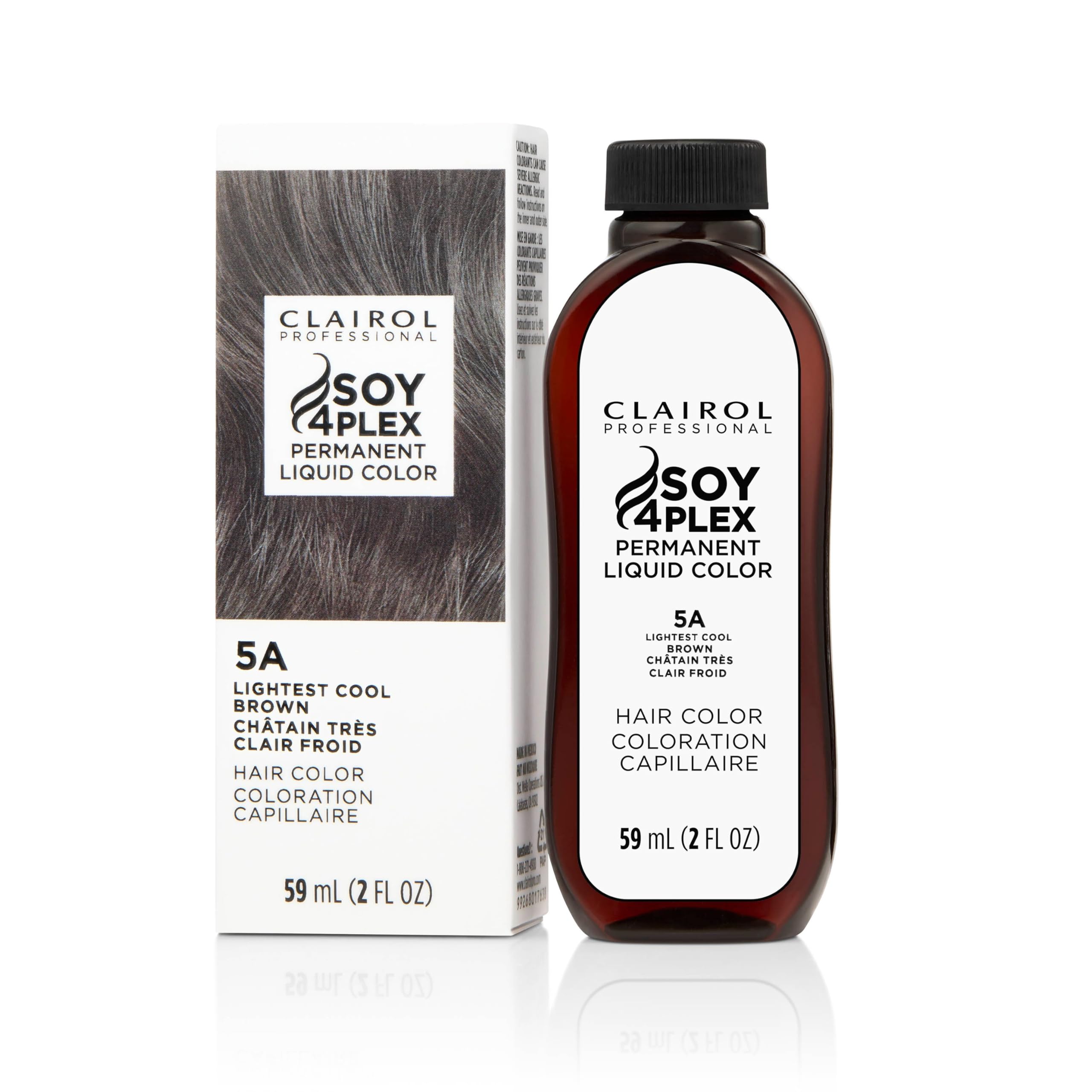 Clairol Professional Permanent Liquicolor 5a Lightest Cool Brown . Packaging