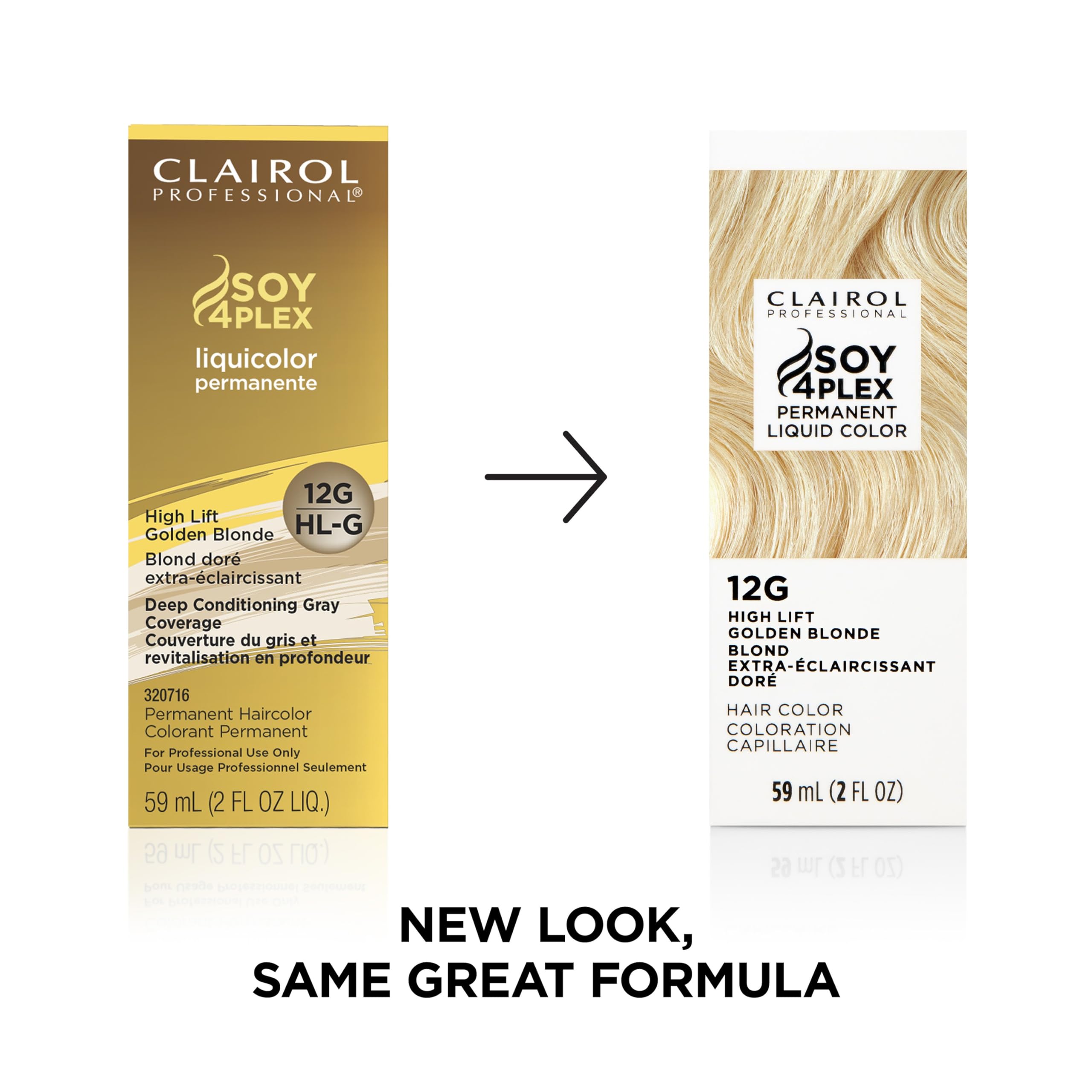 Clairol Professional Permanent Liquicolor 12g High Lift Gold Blonde . Packaging - Thumbnail 3