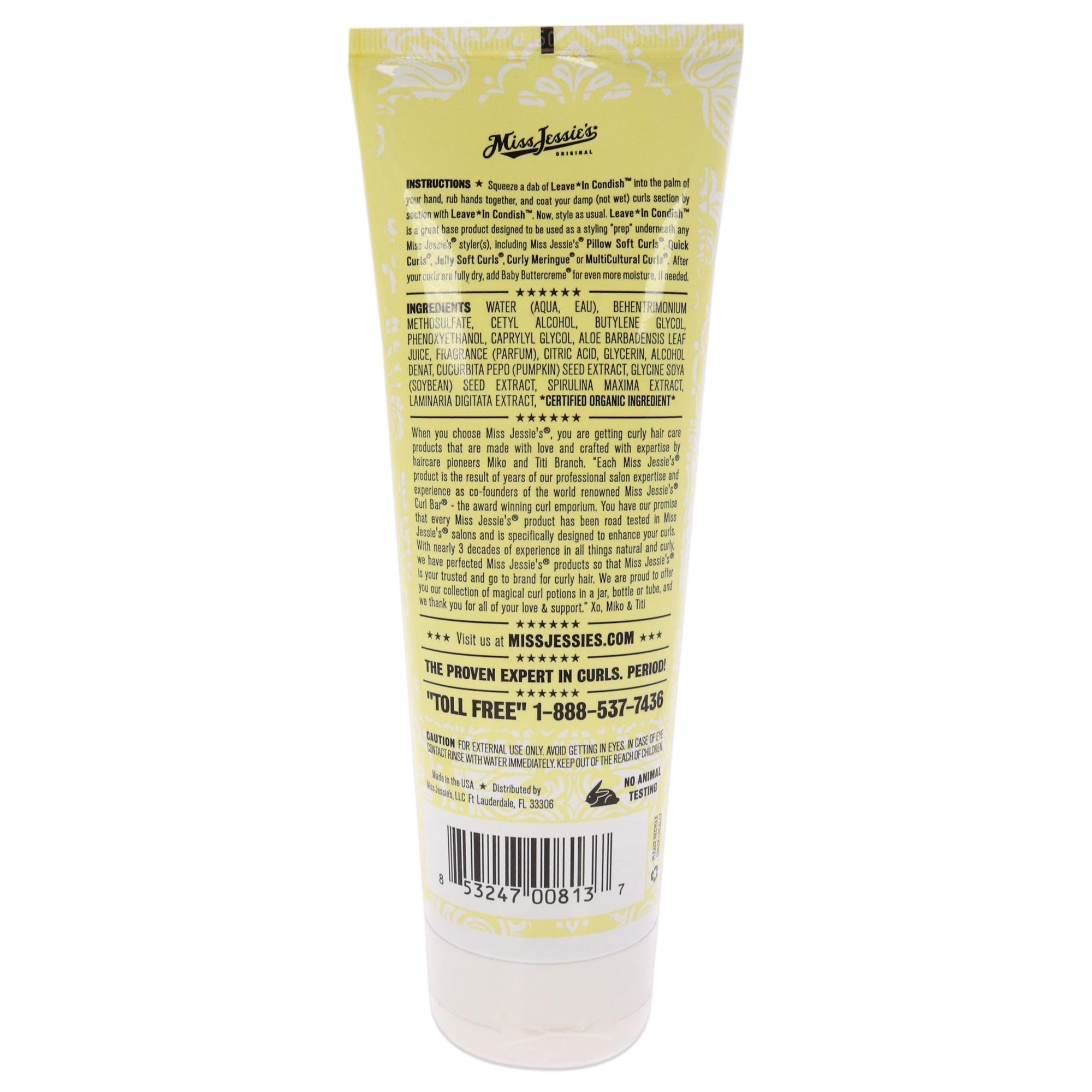 Miss Jessie's Leave In Condish Unisex Conditioner Unisex 8.5 oz - Thumbnail 2