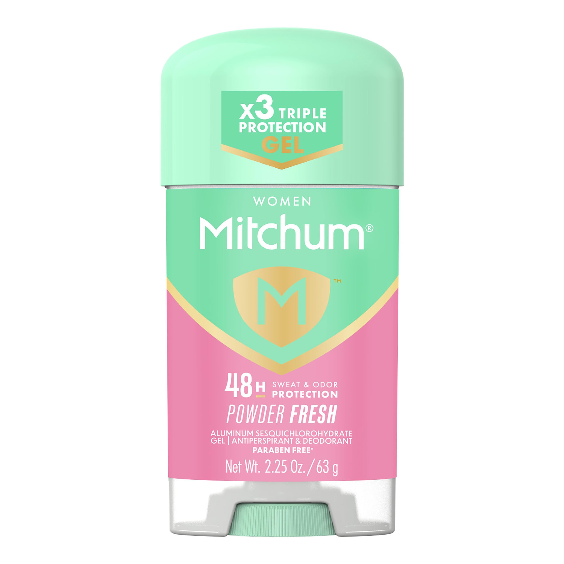 Mitchum Women’s Triple Odor Protection Antiperspirant Deodorant Gel Powder