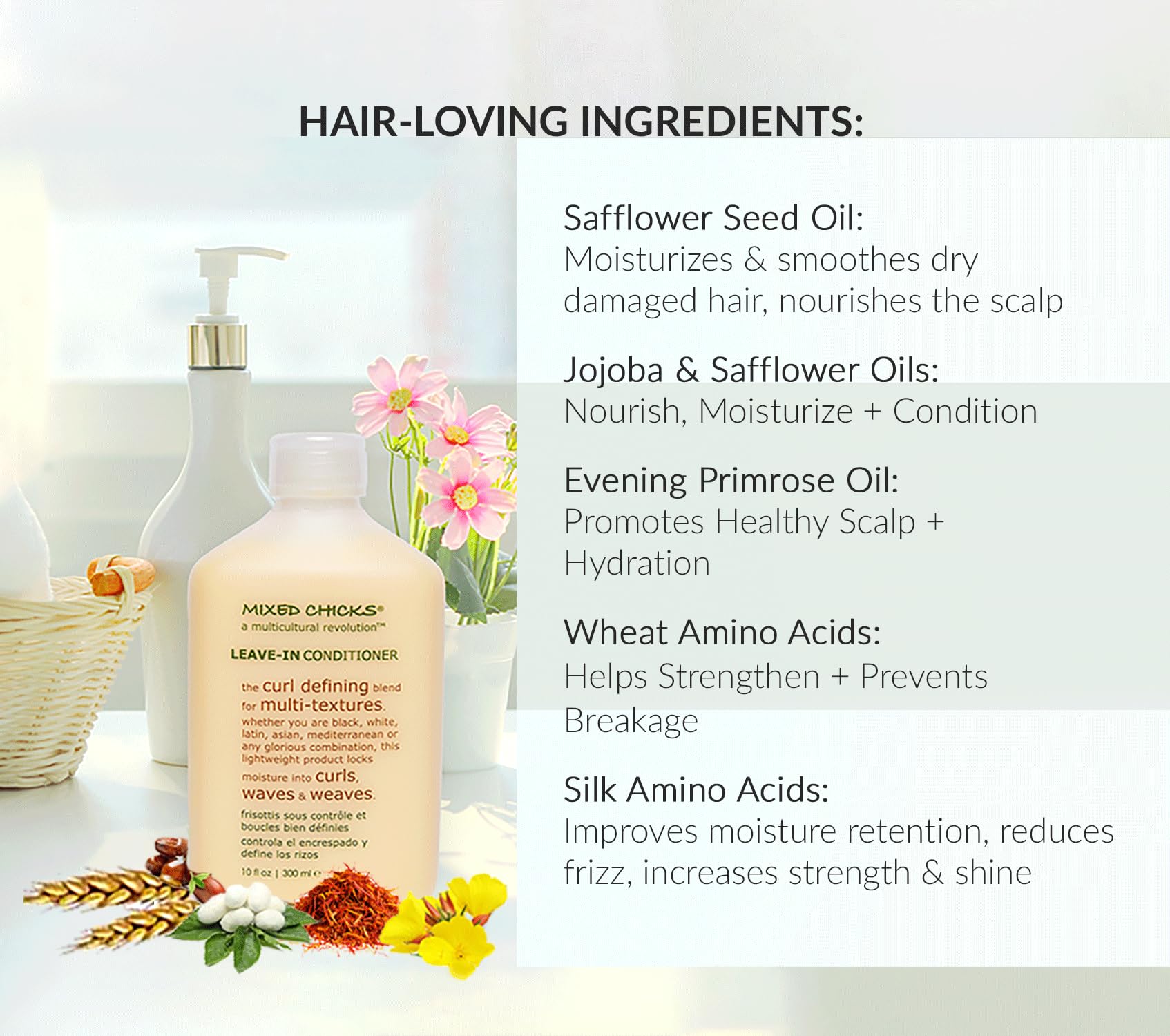 Mixed Chicks Curl Defining Frizz Eliminating Leave In Conditioner 10 Fl.oz