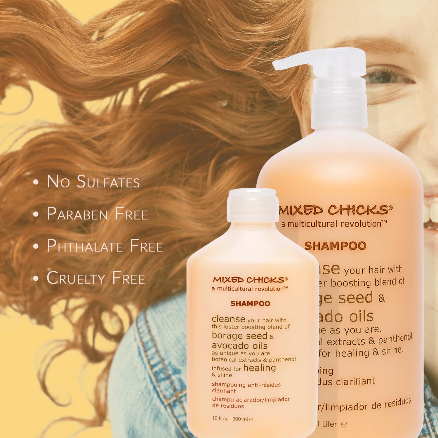 Mixed Chicks Gentle Clarifying Shampoo 33 Fl. Oz. - Thumbnail 2