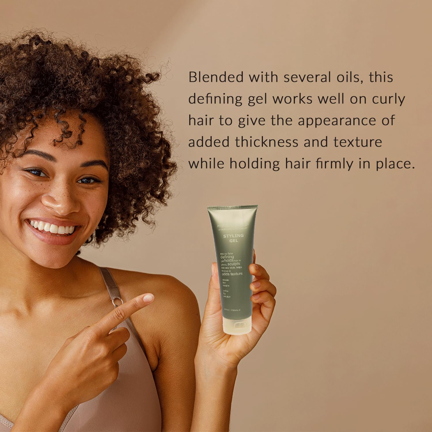 Mixed Chicks Styling Gel Thickening and Texturizing Definer 8 Fl. Oz. - Thumbnail 2