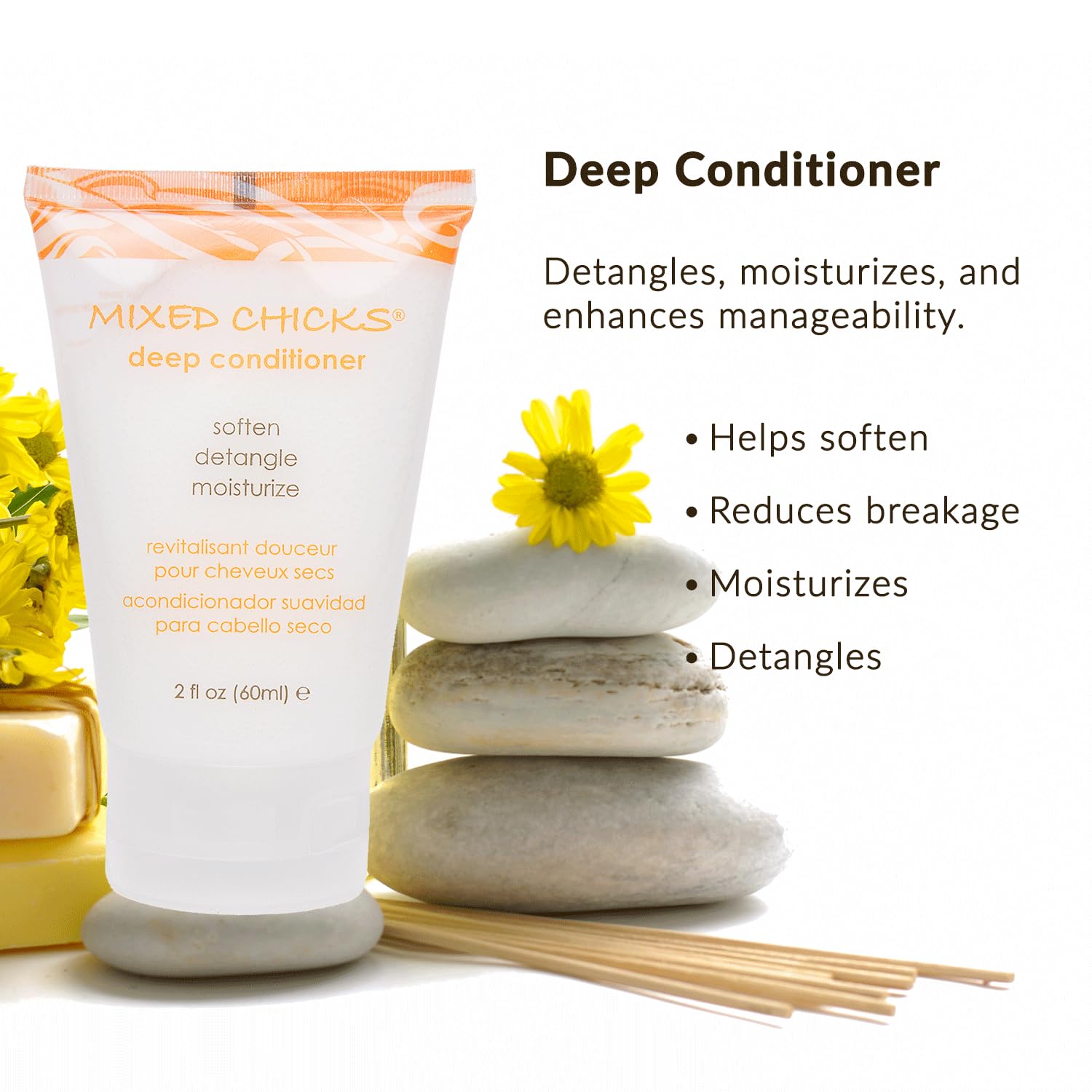 Mixed Chicks Travel Trial Pack Shampoo Deep Conditioner Leave In Conditioner 2 - Thumbnail 2