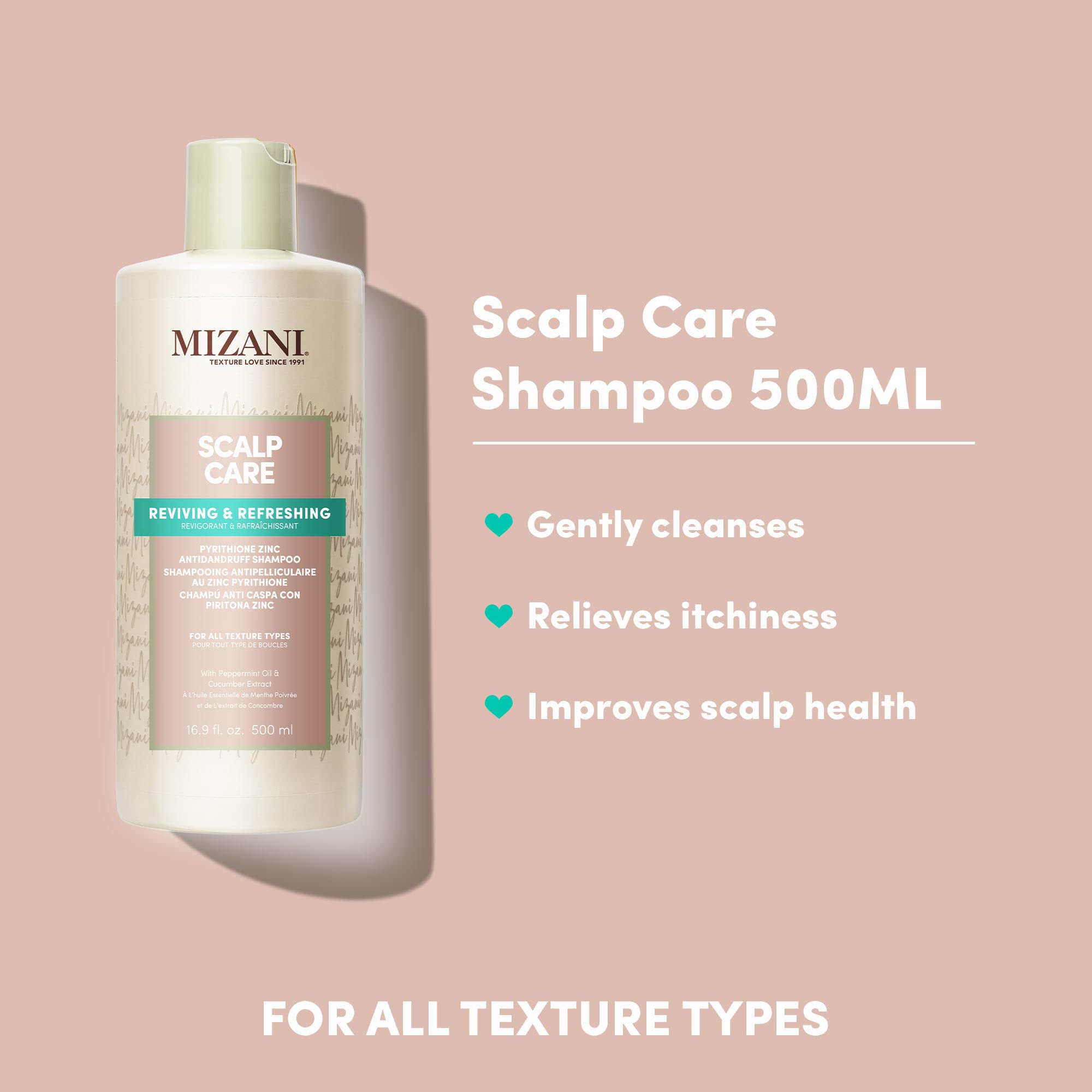 Mizani Scalp Care Dandruff Shampoo | Pyrithione Zinc | Cleanses Hair Scalp | - Thumbnail 3