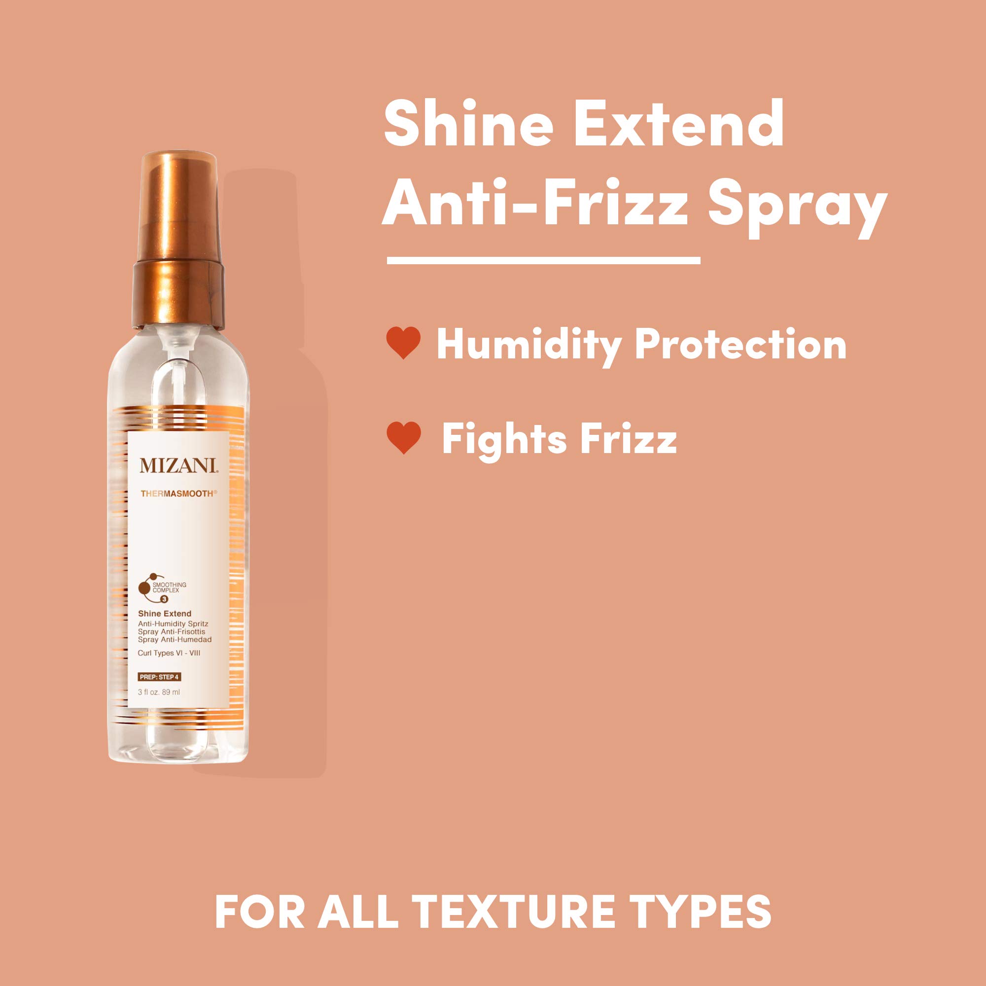 Mizani Thermasmooth Shine Extend Anti Humidity Spritz | Seals Blowouts Prevents