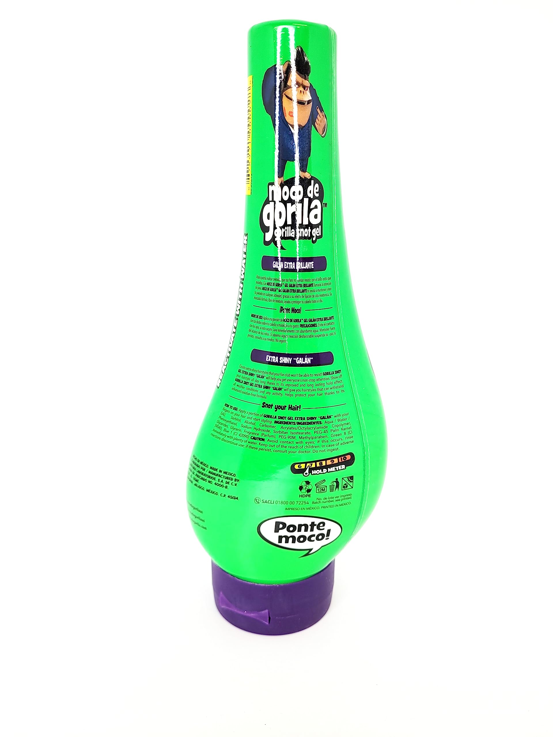 Moco de Gorila Hair Gel High Durability Fresh Scent Gel Form Size 11.99 Green