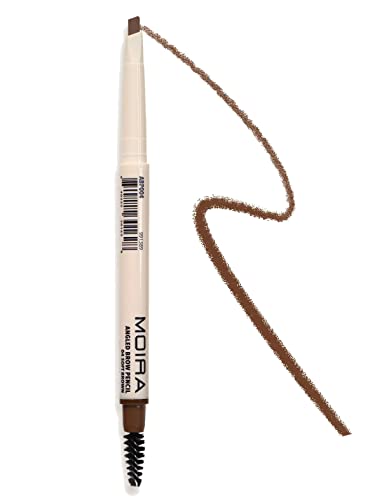 (12-pack) Moira Beauty Angled Brow Pencil Soft Brown - Thumbnail 2