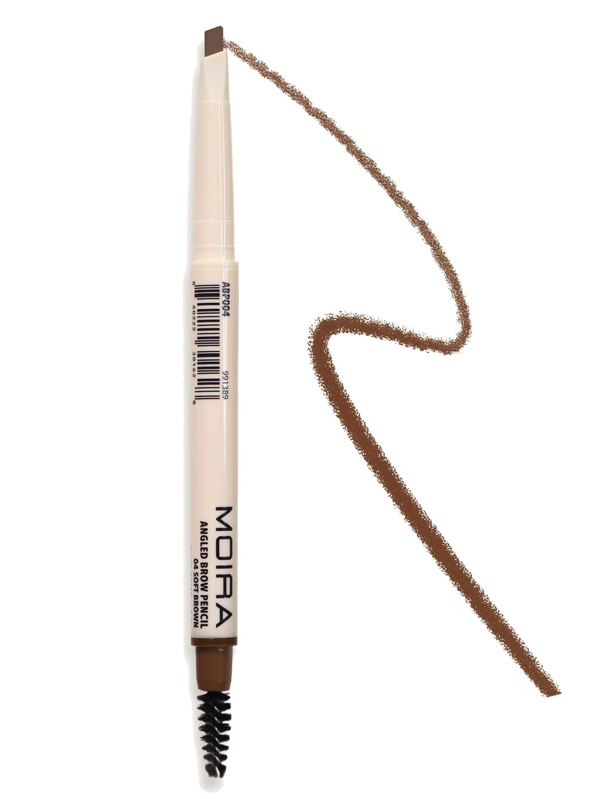 (12-pack) Moira Beauty Angled Brow Pencil Soft Brown