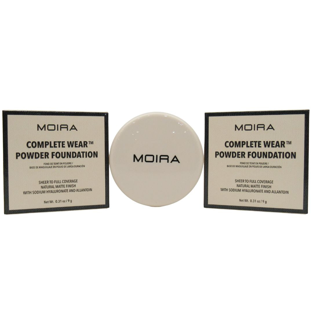 (3-pack) Moira Beauty Complete Wear Powder Foundation #350 - Thumbnail 2