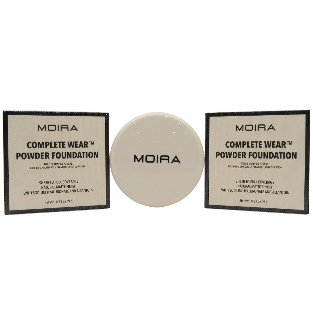 (3-pack) Moira Beauty Complete Wear Powder Foundation #375 - Thumbnail 2