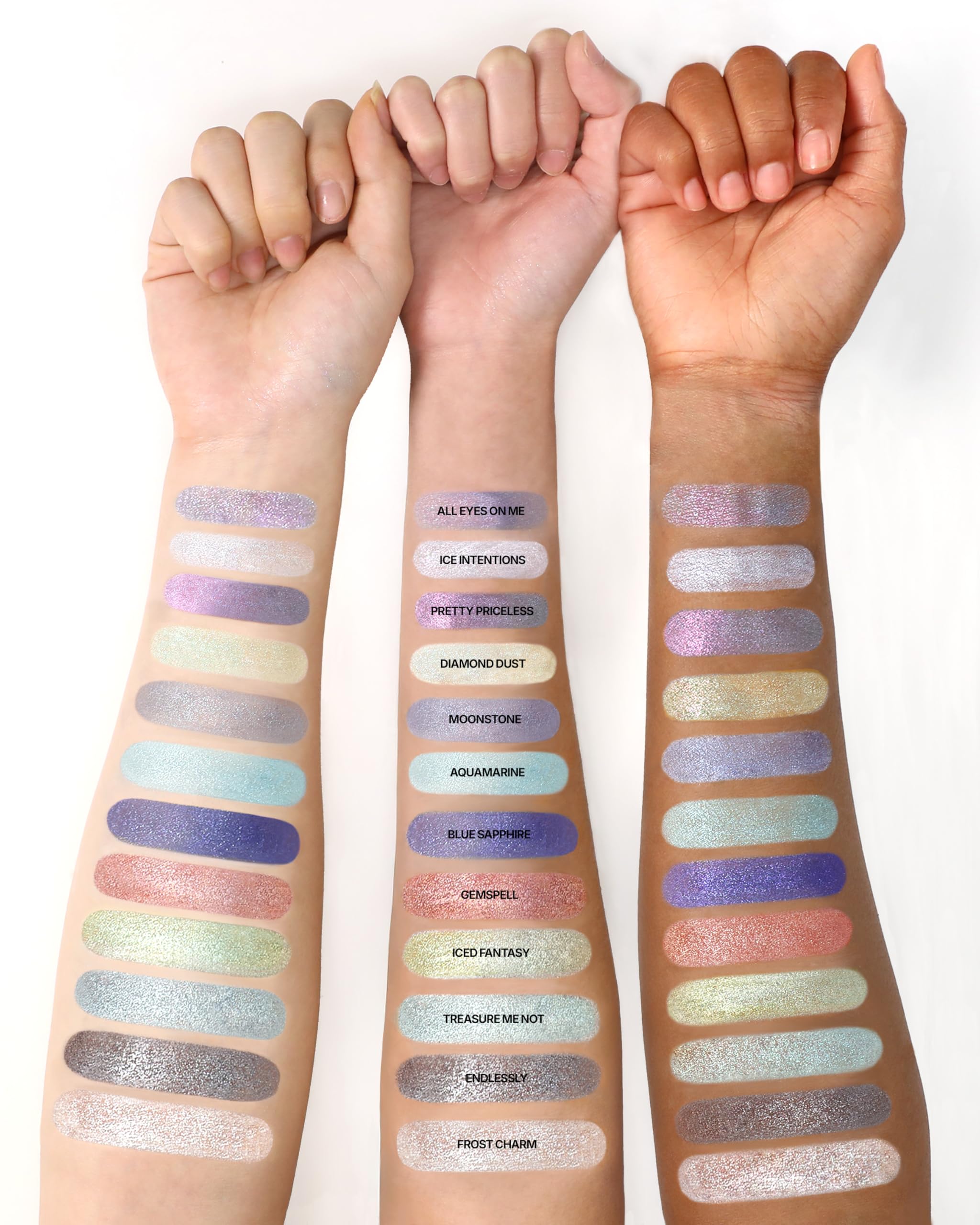 (3-pack) Moira Diamond Glitz Eyeshadow Palette - Thumbnail 2