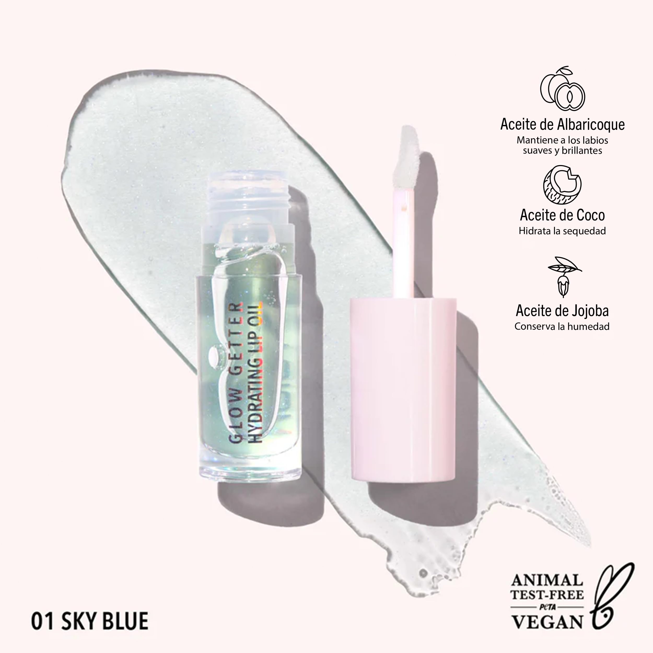 (45-pack) Moira Beauty Glow Getter Hydrating Lip Oil (Set) - Thumbnail 2