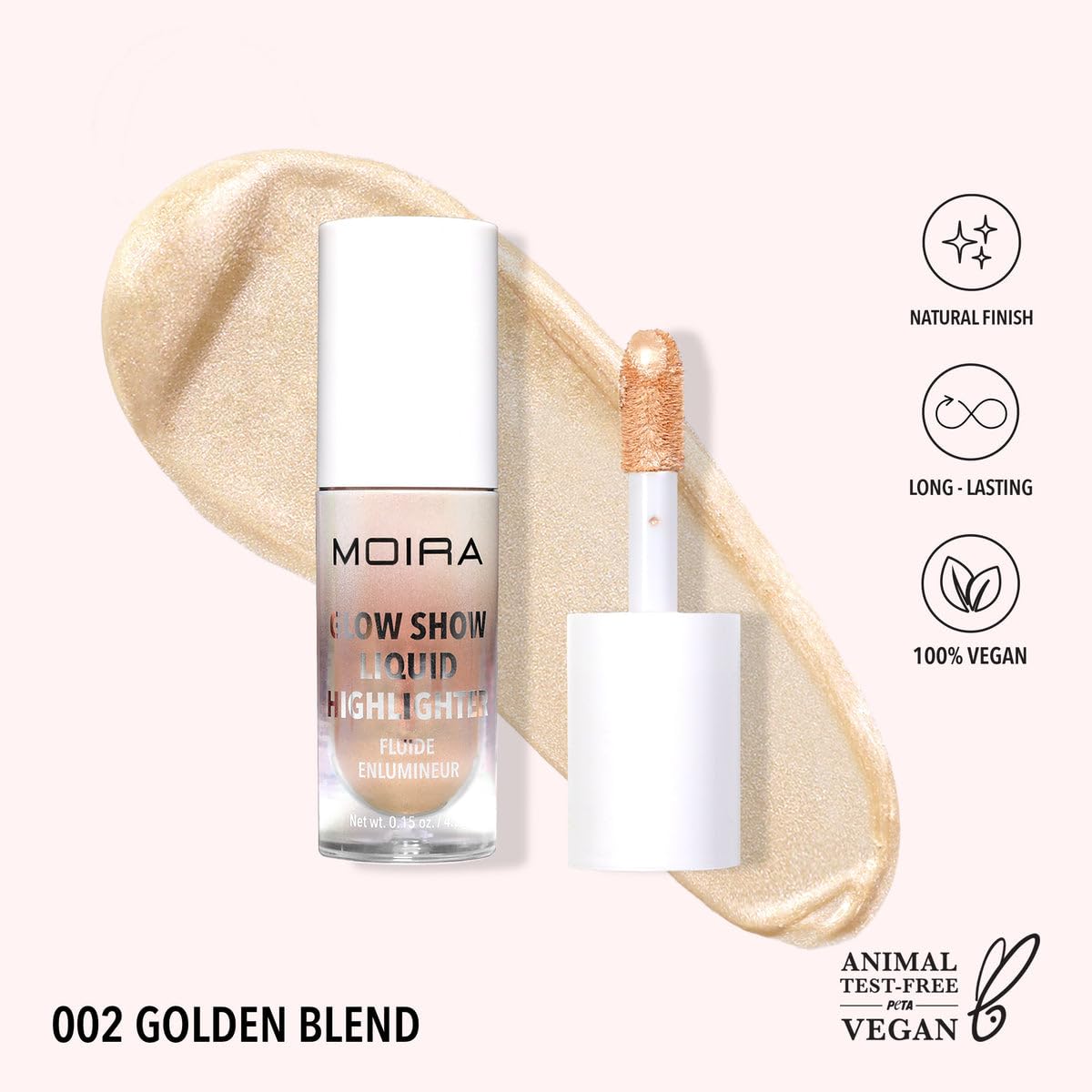 (8-pack) Glow Show Liquid Highlighter (002, Golden Blend) - Thumbnail 2