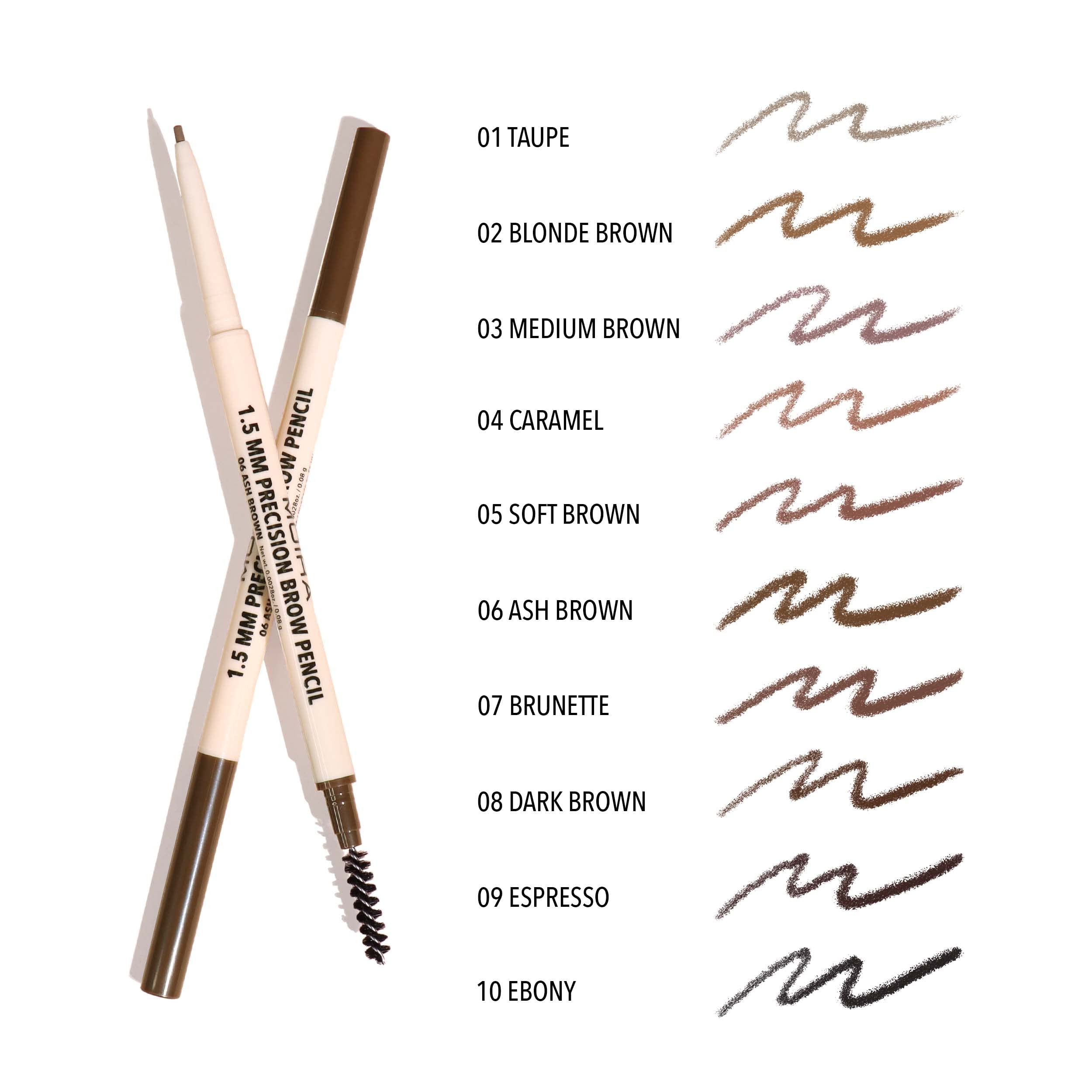 (6-pack) Moira Beauty Precision Brow Pencil Assorted - Thumbnail 2