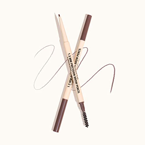 (6-pack) Moira Beauty Precision Brow Pencil Medium Brown - Thumbnail 3