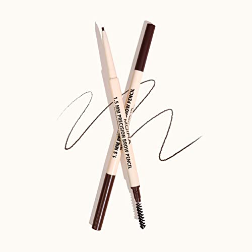 (3-pack) Moira Beauty Precision Brow Pencil Dark Brown - Thumbnail 3