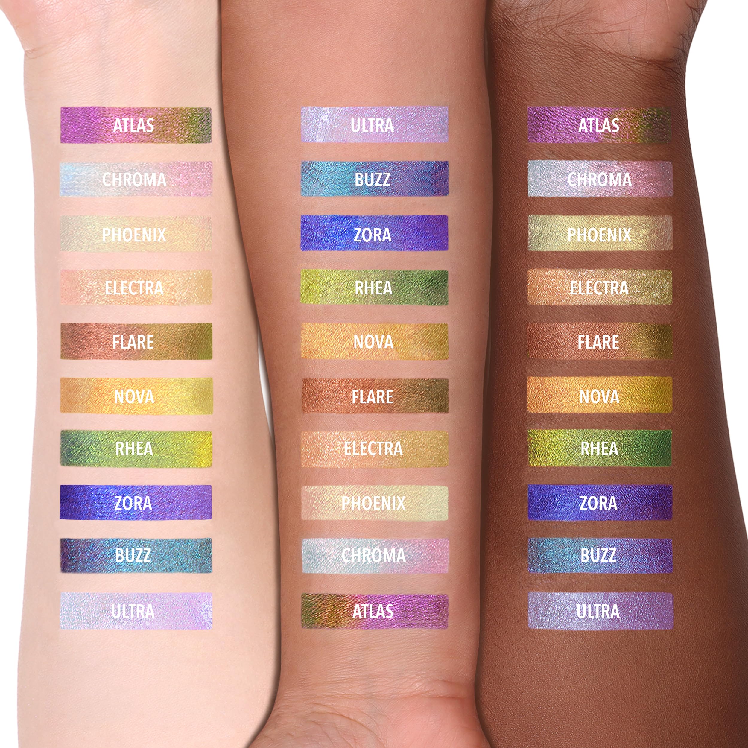 (10-pack) Moira Beauty Supernova Multichrome Gel Liner Assorted - Thumbnail 2