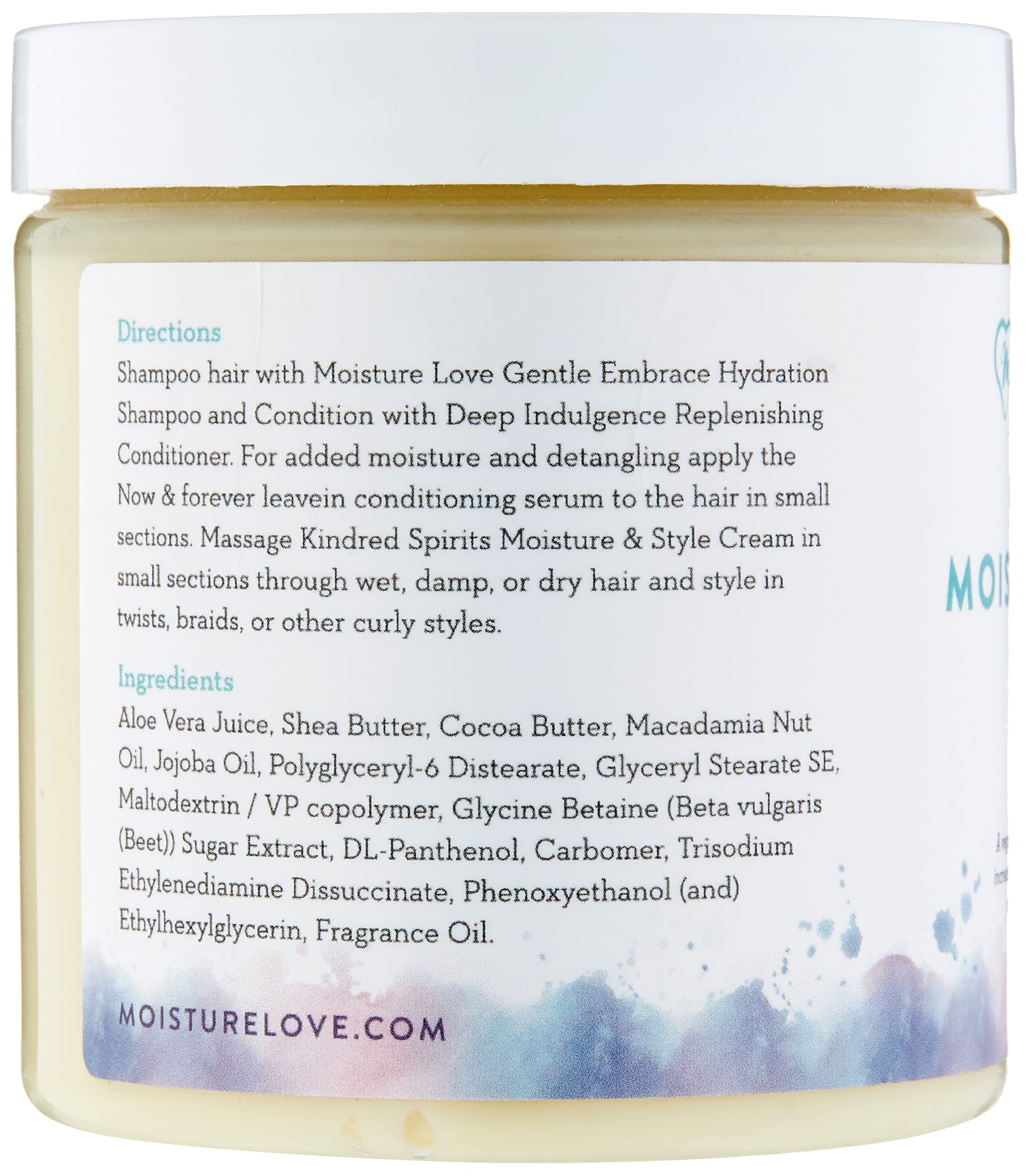 Moisture Love Kindred Spirits Moisture Style Cream Vegan With Shea Butter. - Thumbnail 2
