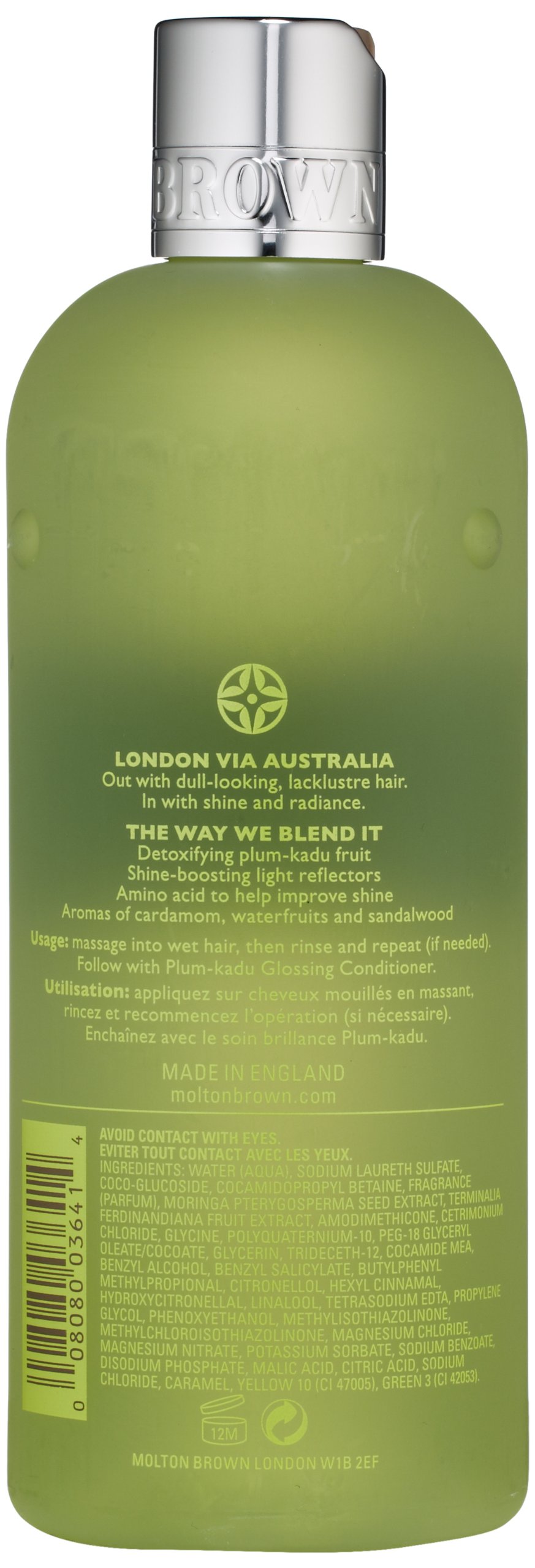 Molton Brown Shine Boosting Shampoo With Plum Kadu 300 ml - Thumbnail 2