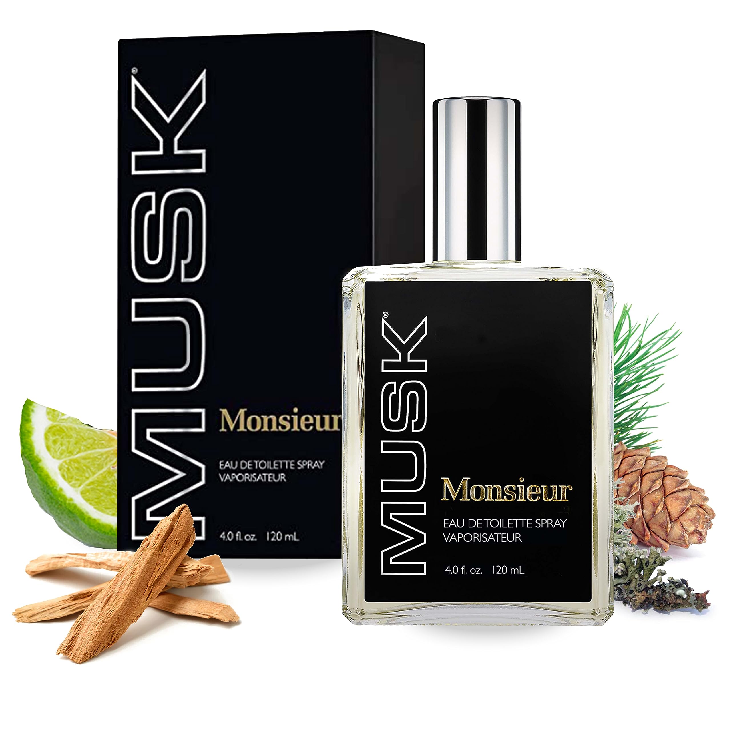 Dana Monsieur Musk Fragrances For Men EDT 4 oz