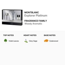 [Set] Mont Blanc Explorer Platinum 3.4 M + 3.4 Sh/g + 2x7. France 6pcs Bybox EDP 5 ml - Thumbnail 2