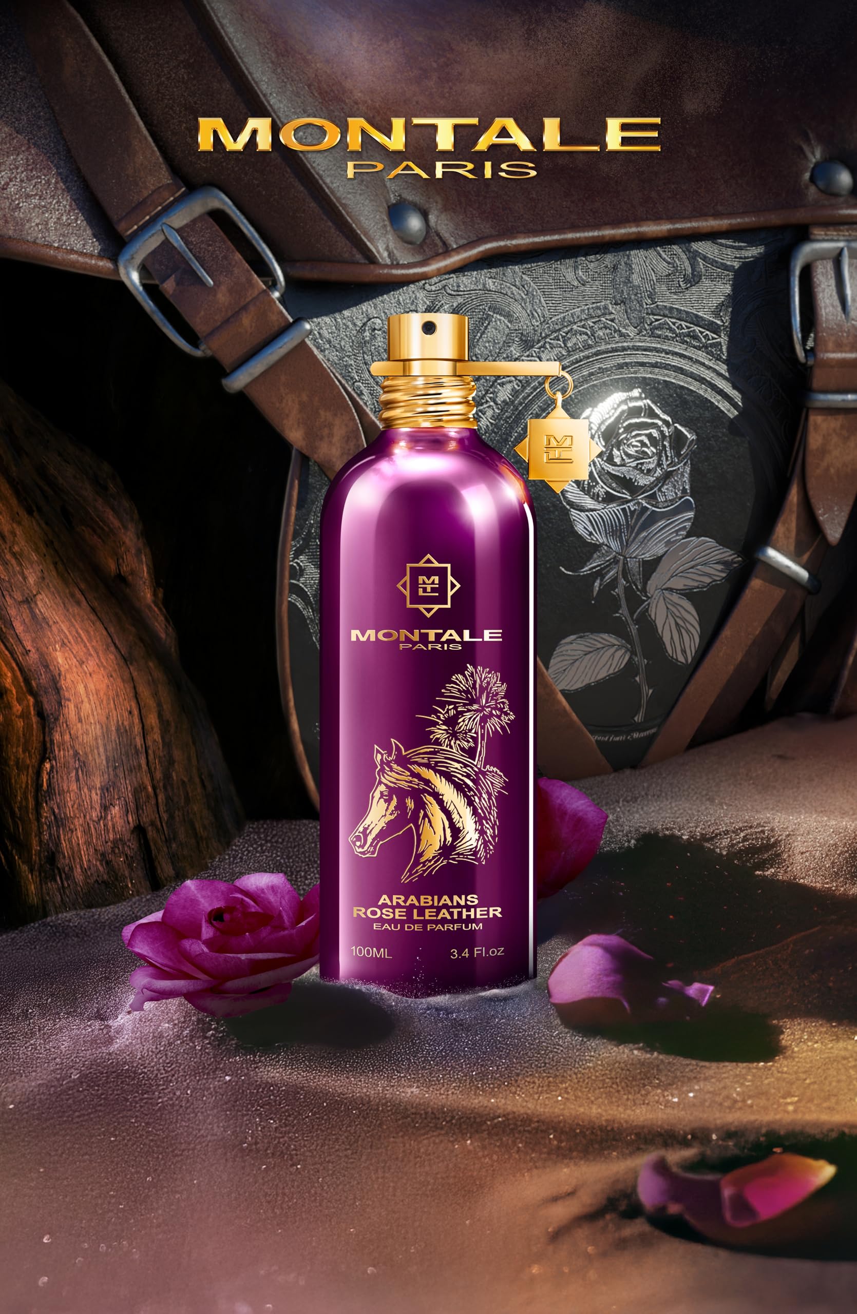 Montale Arabians Roses Leather 3.4 L France 120pcs Bybox EDP - Thumbnail 2