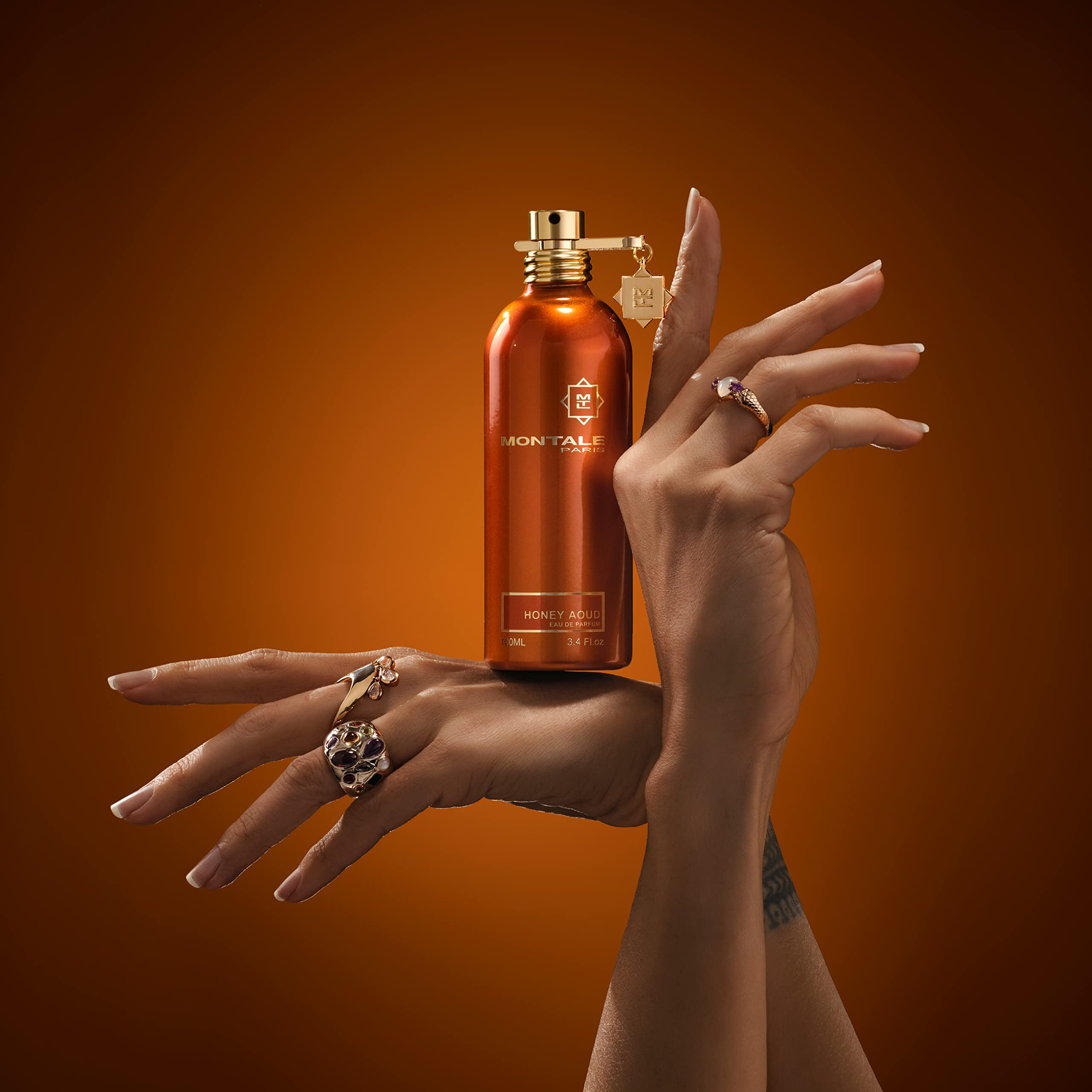 Montale Honey Aoud 3.3 Fl Oz EDP - Thumbnail 2