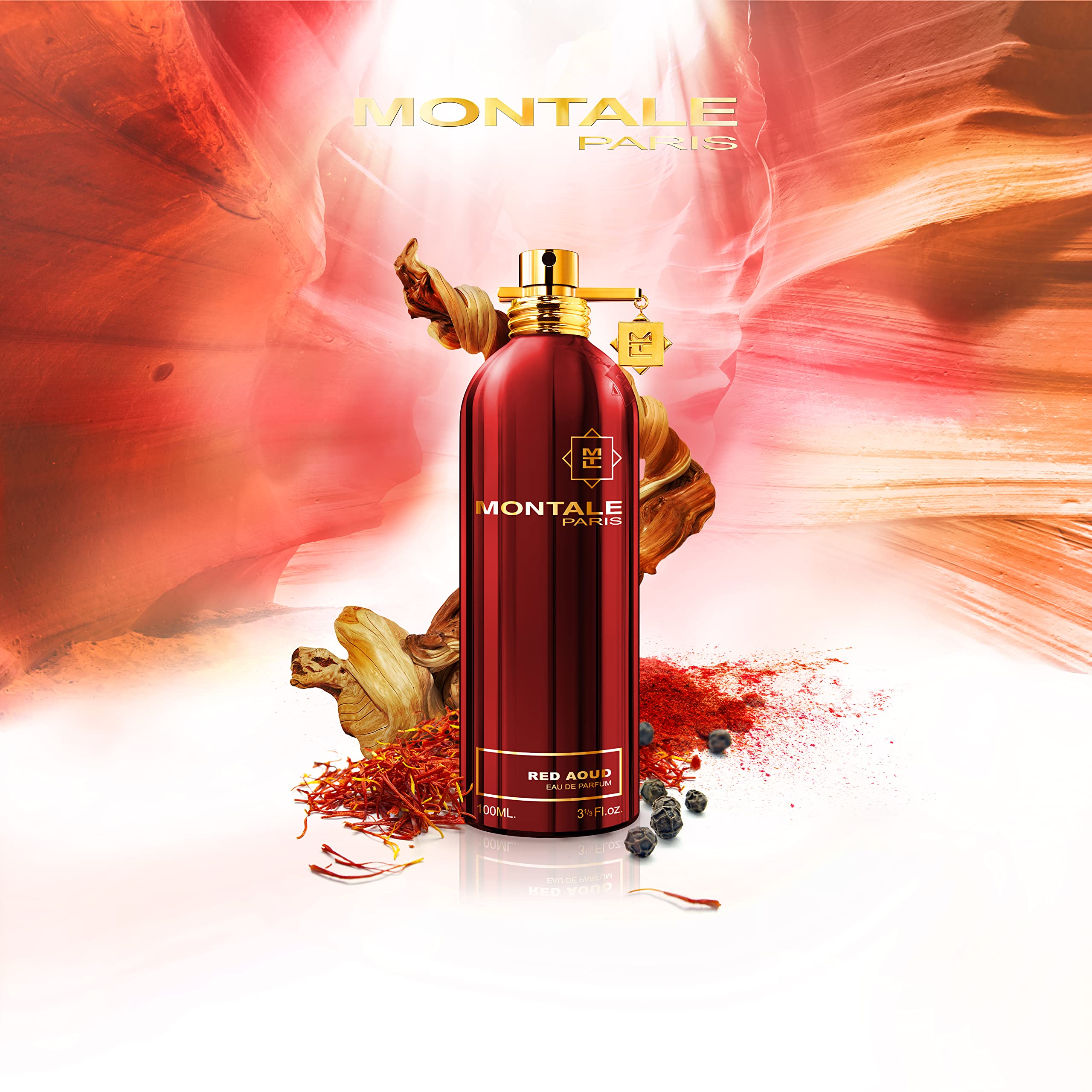 Montale Red Aoud 3.4 U France 1pcs Bybox EDP - Thumbnail 2