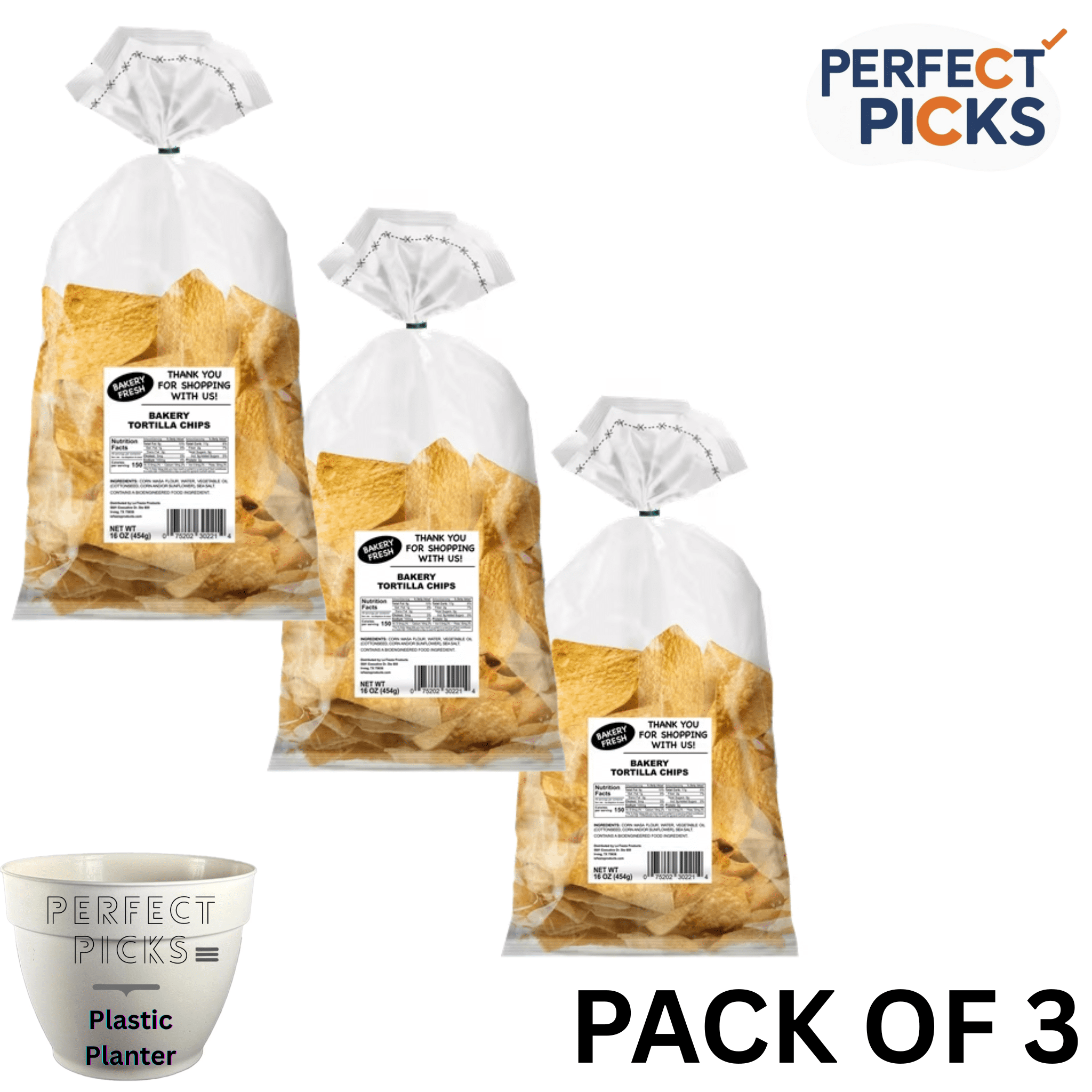 Bakery Tortilla Chips . 16 oz