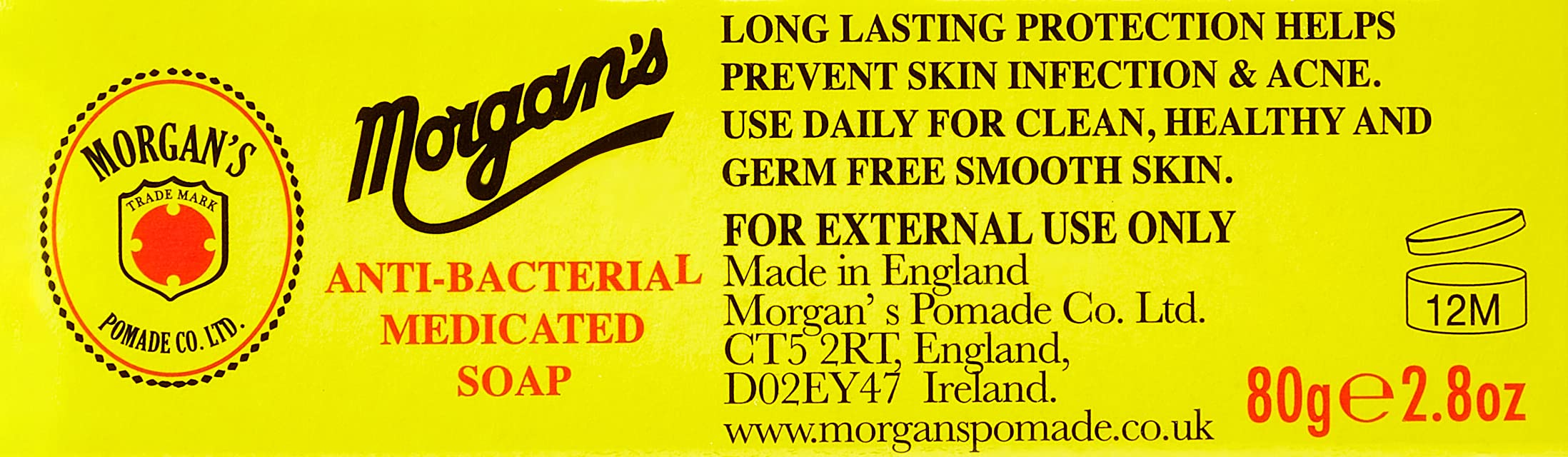 Morgan's Antibacterial Medicated Soap 2.8 oz - Thumbnail 3
