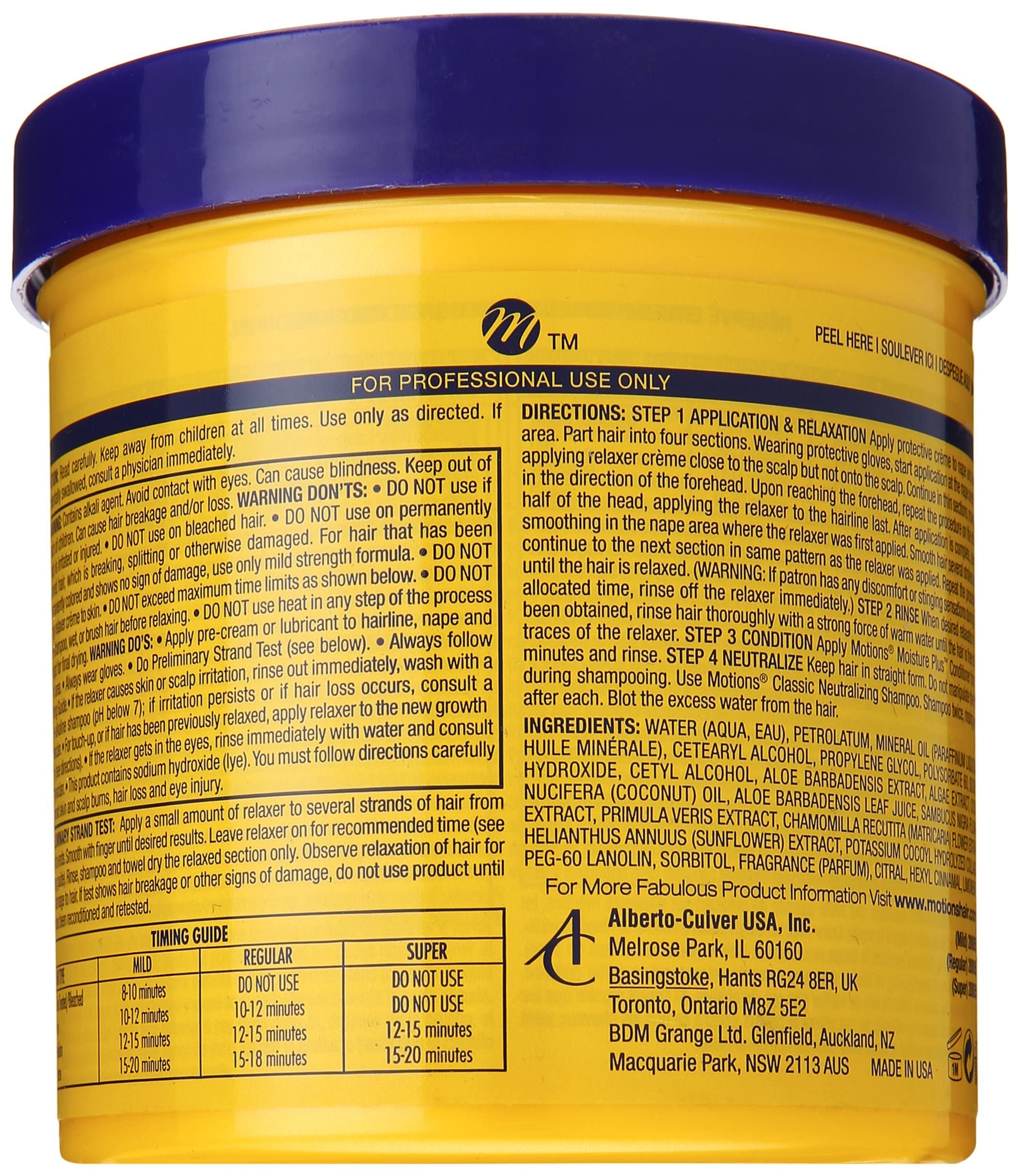 Mo33815 Motions Classic Lye Relaxer Formula Super