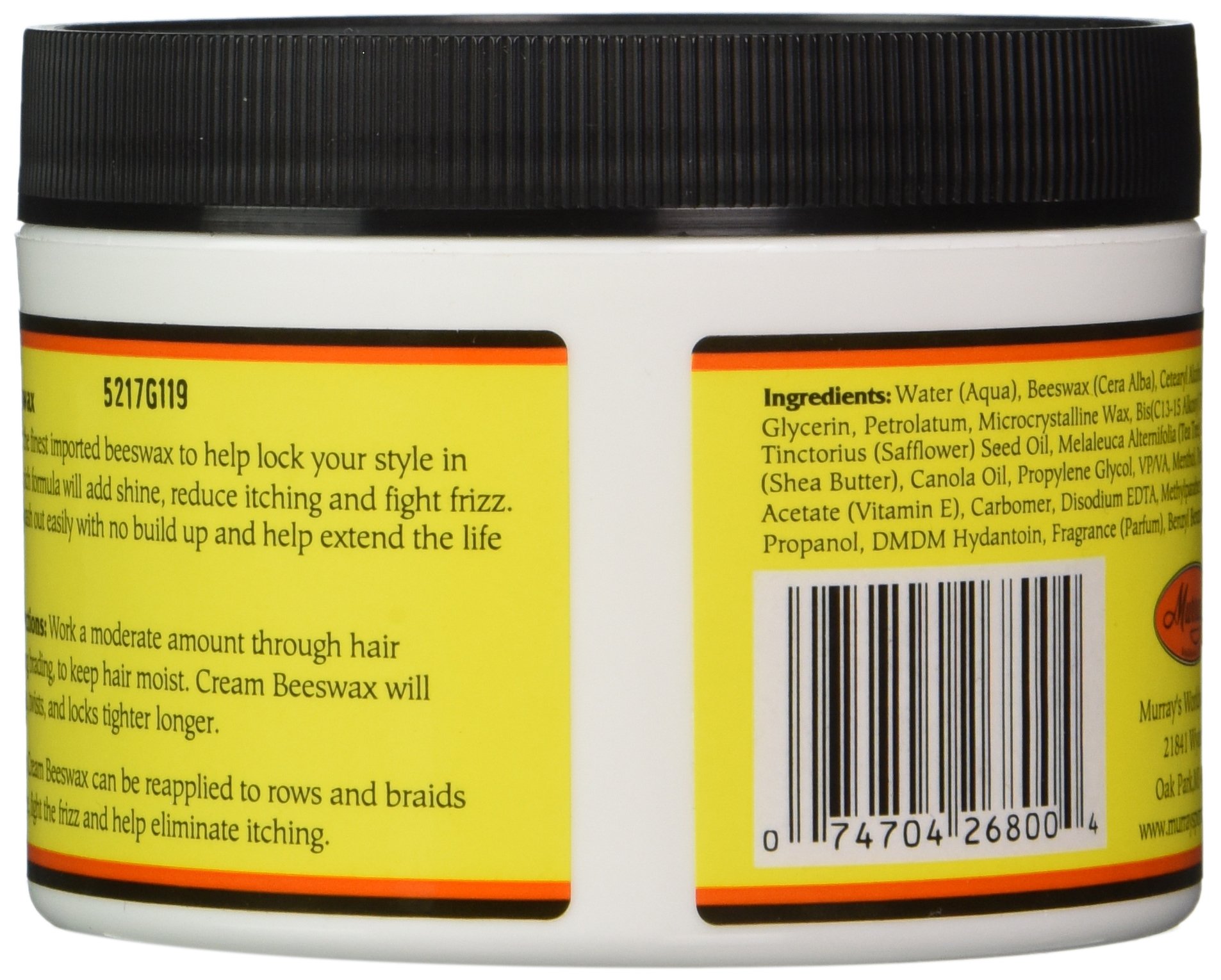 Murray's Beeswax Cream 6 oz - Thumbnail 2