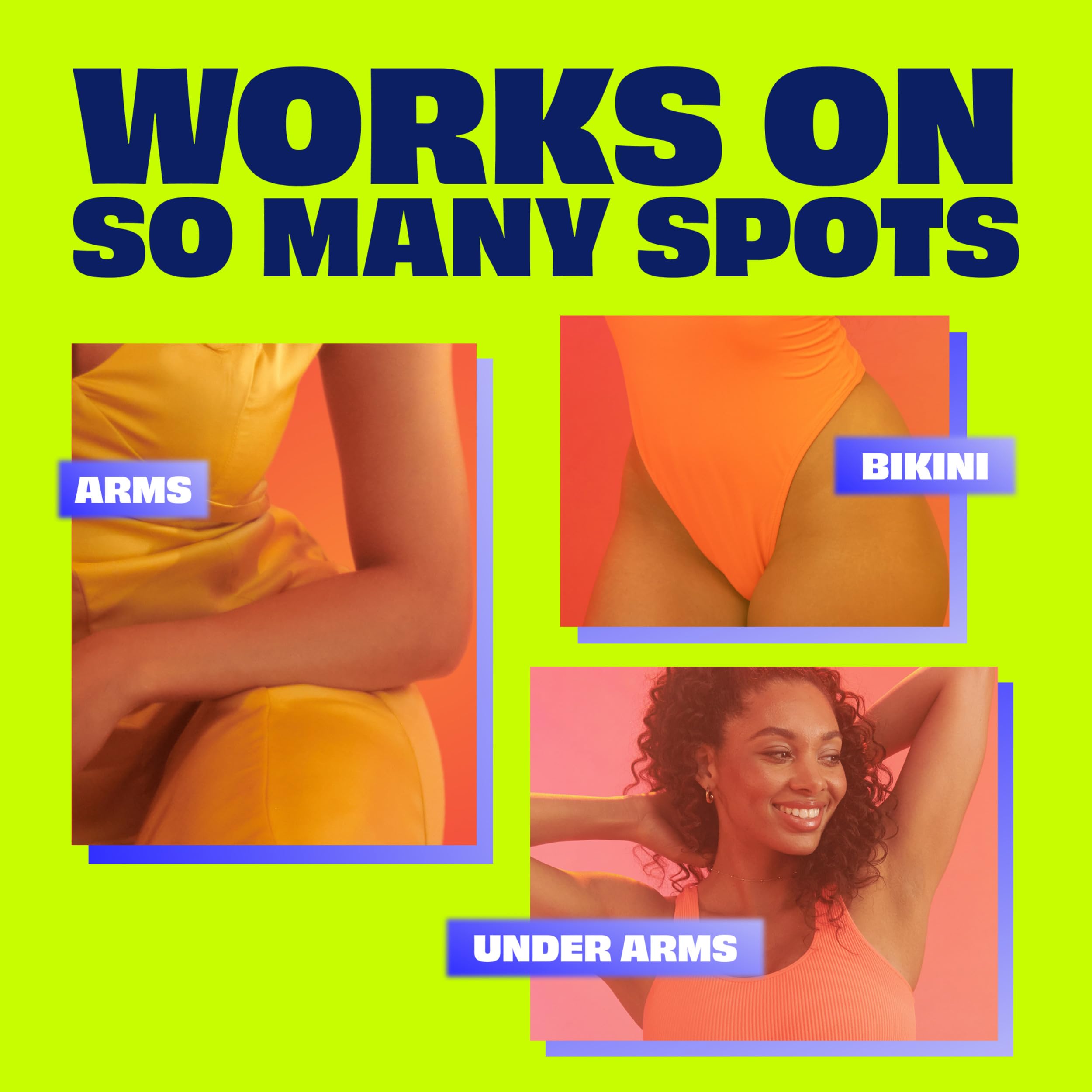 Nair Glide On Hair Removal Cream Arm Leg and Bikini Hair Remover Depilatory - Thumbnail 3