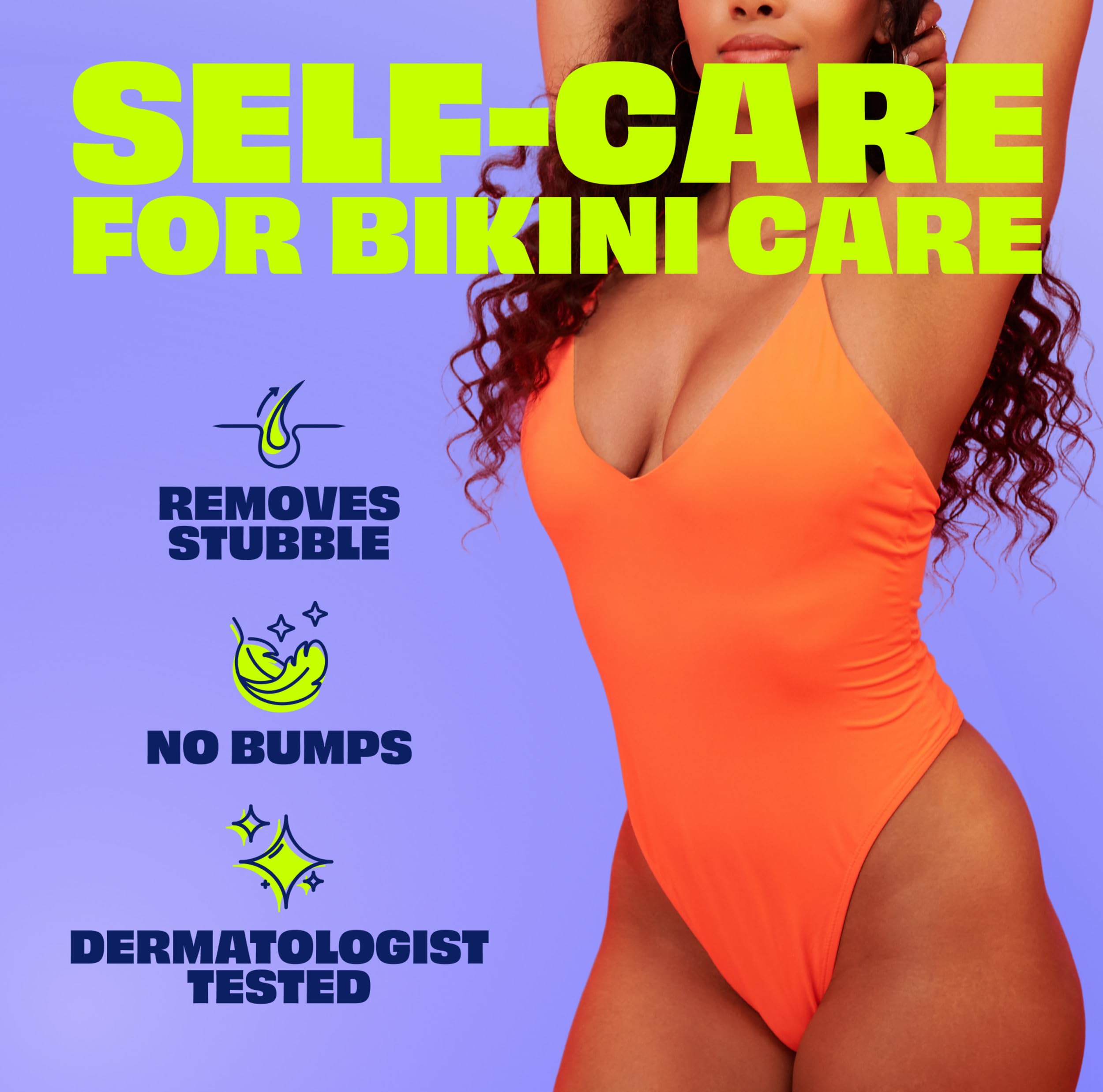 Nair Sensitive Bikini Cream Hair Remover Moisturizing Formula With Green Tea - Thumbnail 2