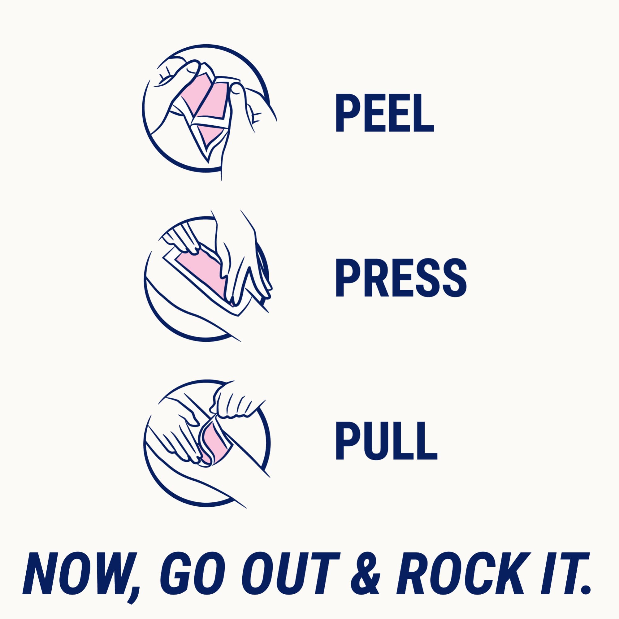 Nair Wax Ready Strips Hair Removal Wax Strips for Legs and Body 40 Count Plus 6 - Thumbnail 3