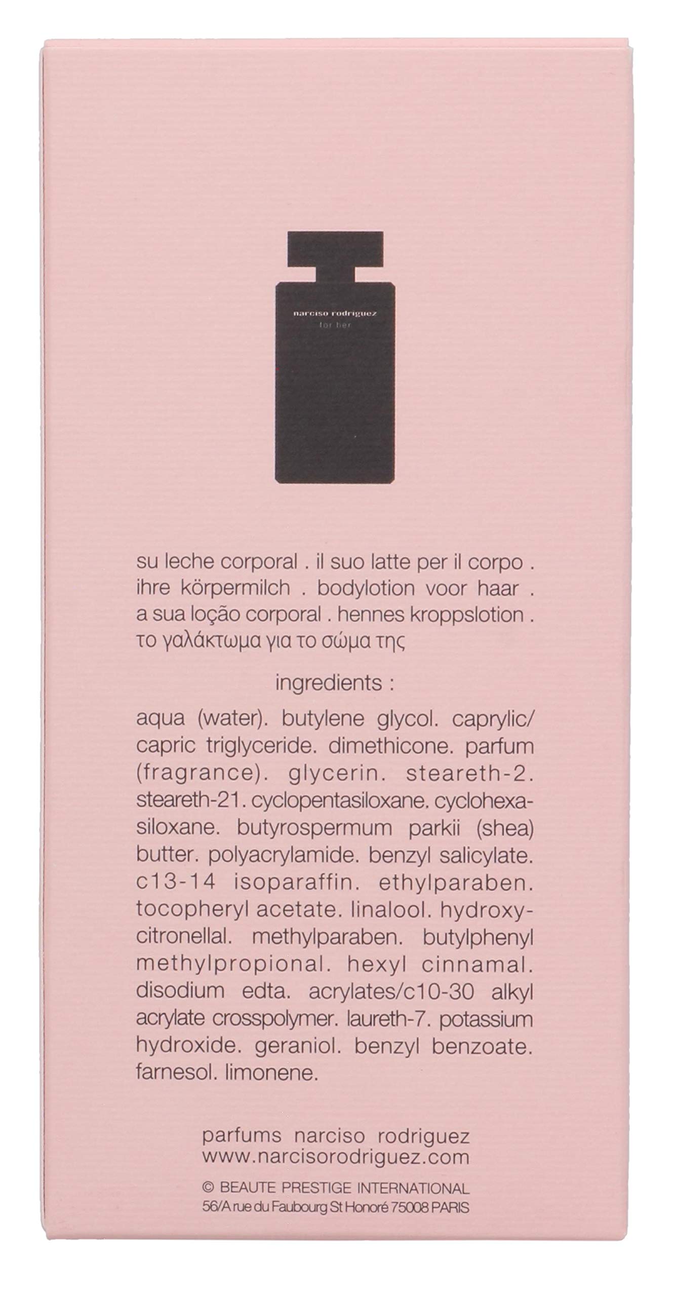 [Body Lotion] Narciso Rodriguez 6.8 Body Lotion L France 35pcs Bybox - Thumbnail 2