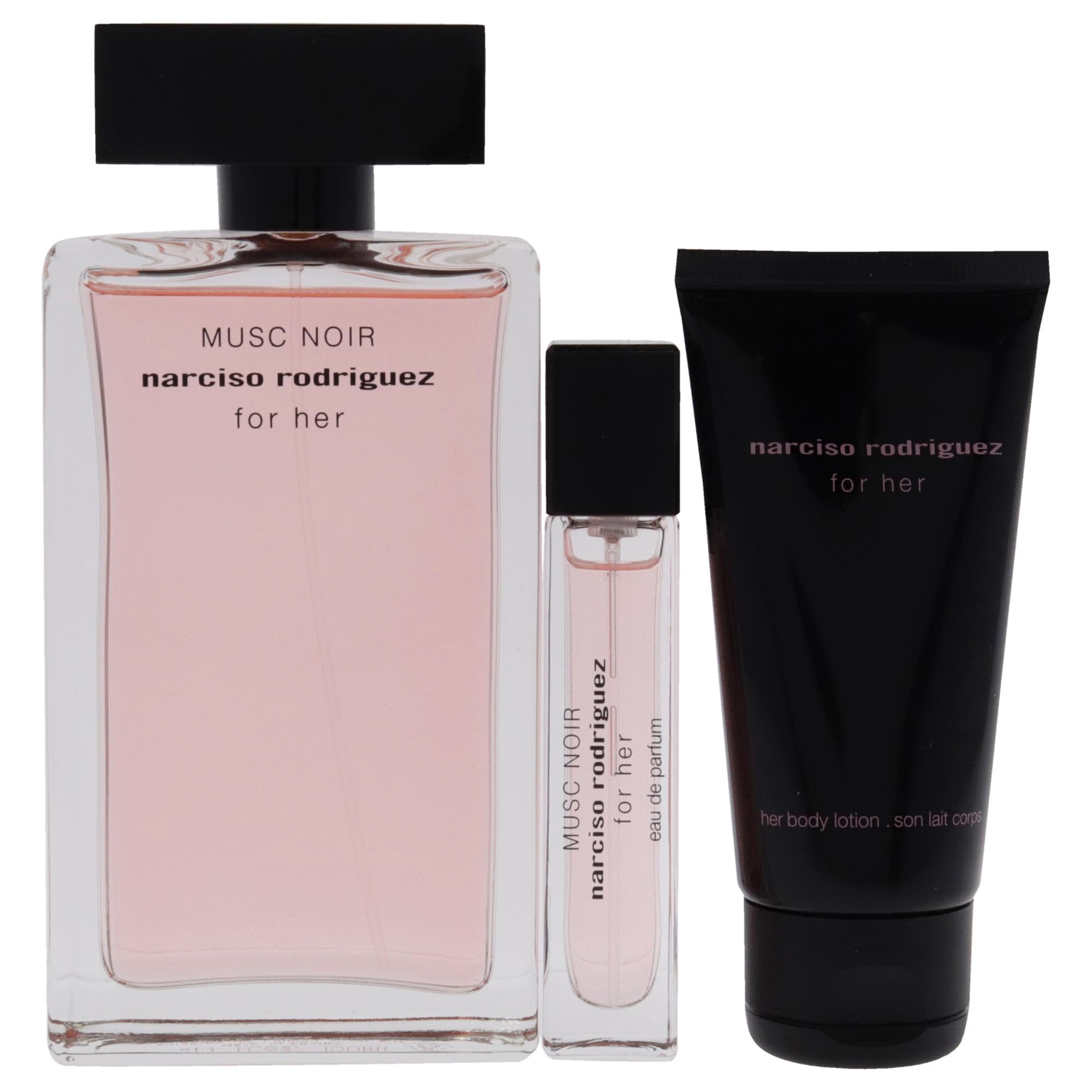 [Set] Narciso Rodriguez Musc Noir for Her Body Lotion Women 3 Pc Set EDP 3.3 oz - Thumbnail 2