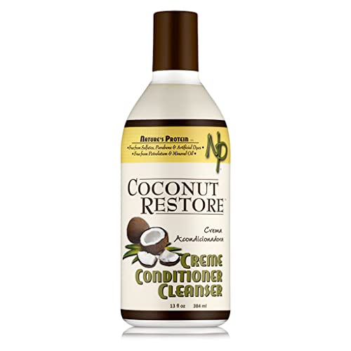 Nature's Protein Coconut Restore Creme Conditioner Cleanser 13 oz - Thumbnail 2