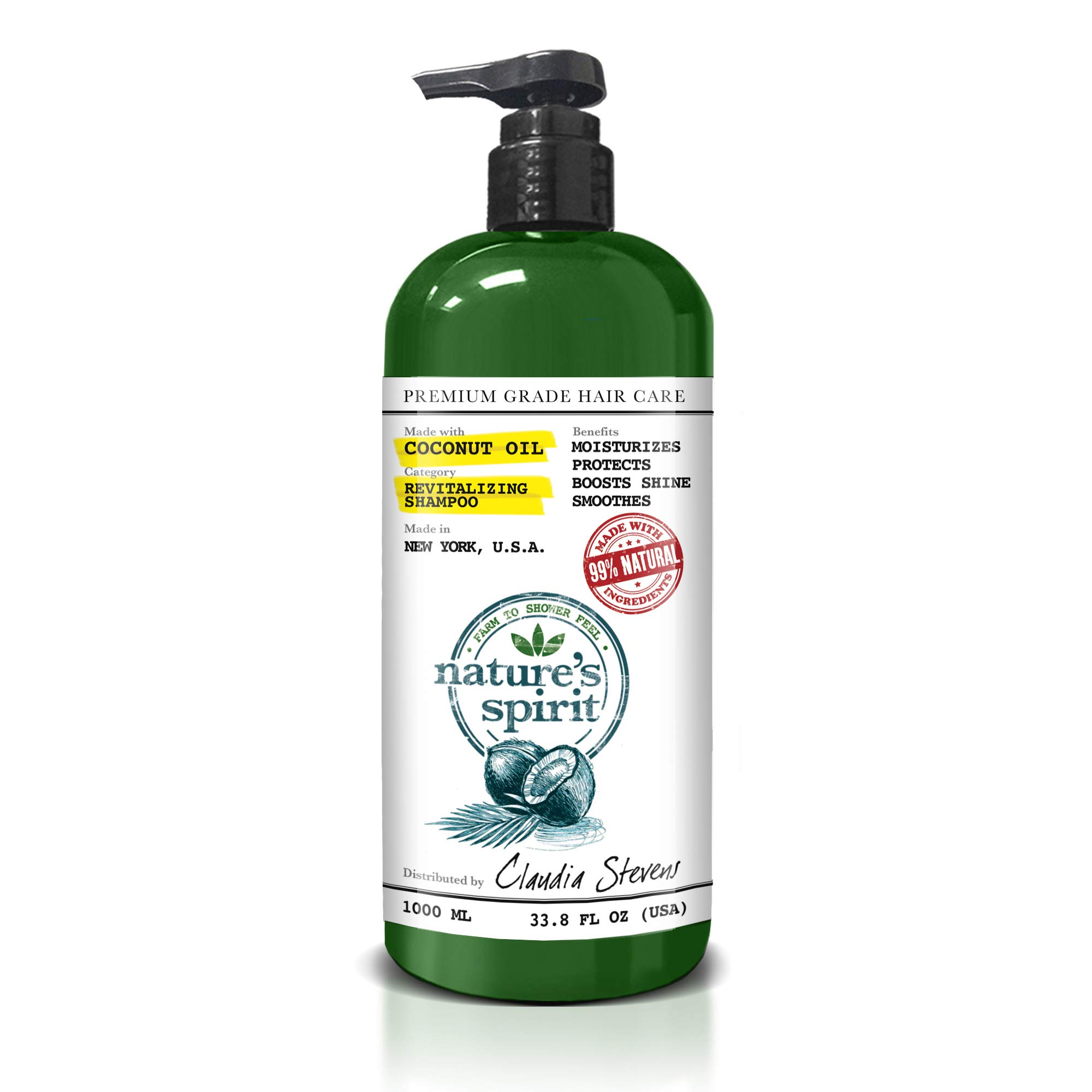 Nature's Spirit Coconut Shampoo . Coconut Milk Shampoo Nourishing Coconut Oil