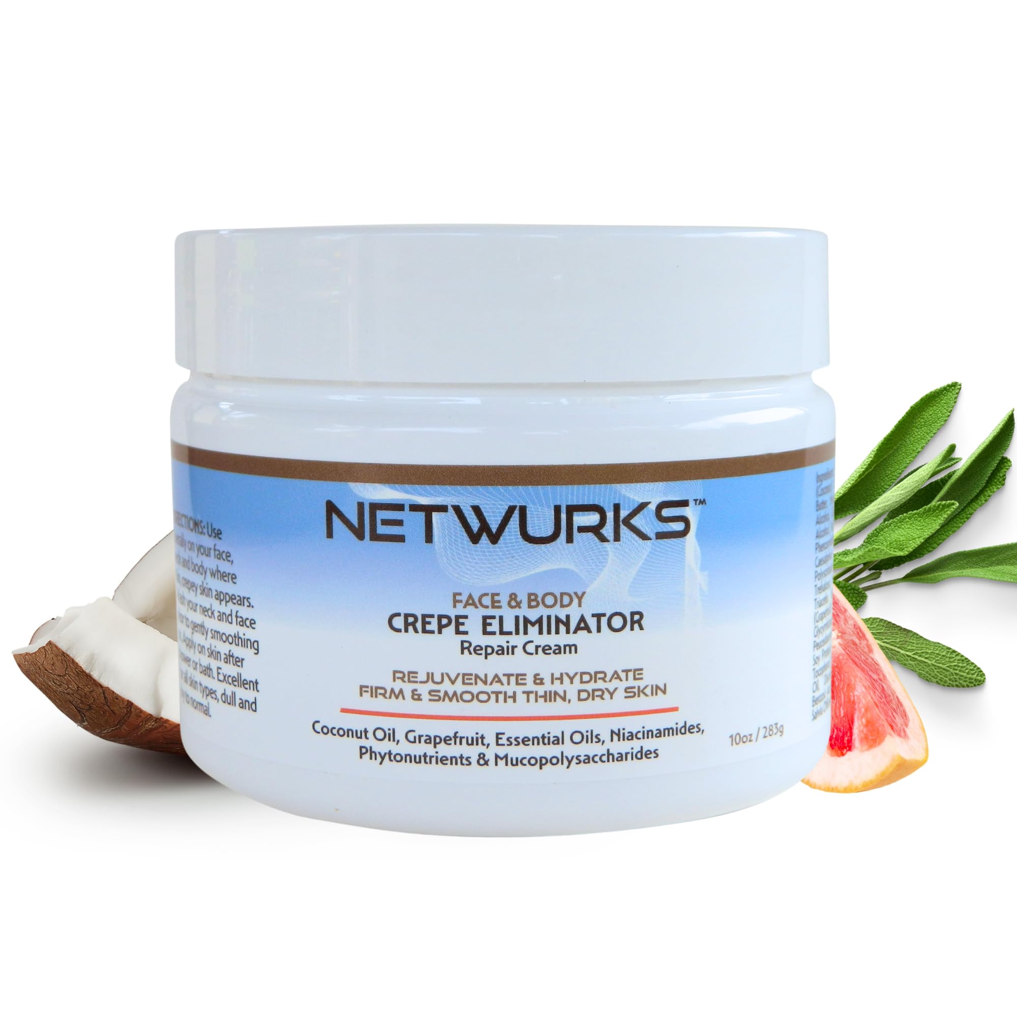 Netwurks Crepe Elim Crm Jar 10z