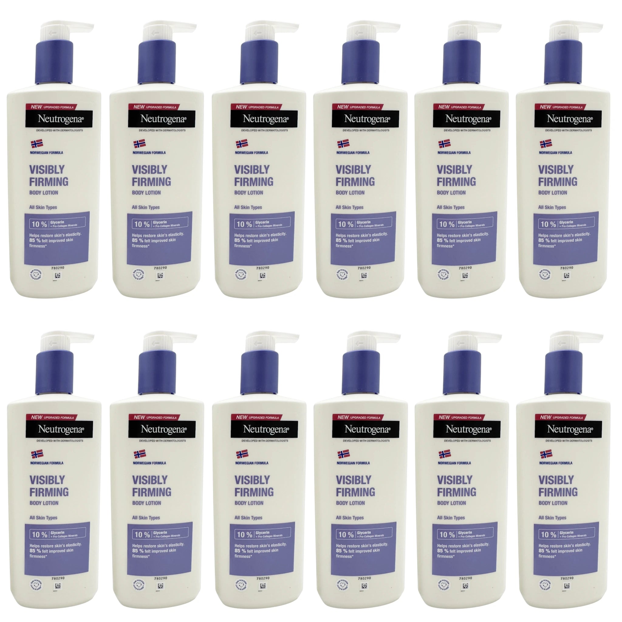 (12-pack) Neutrogena Norwegian Formula 400ml Body Lotion Visibly Firming